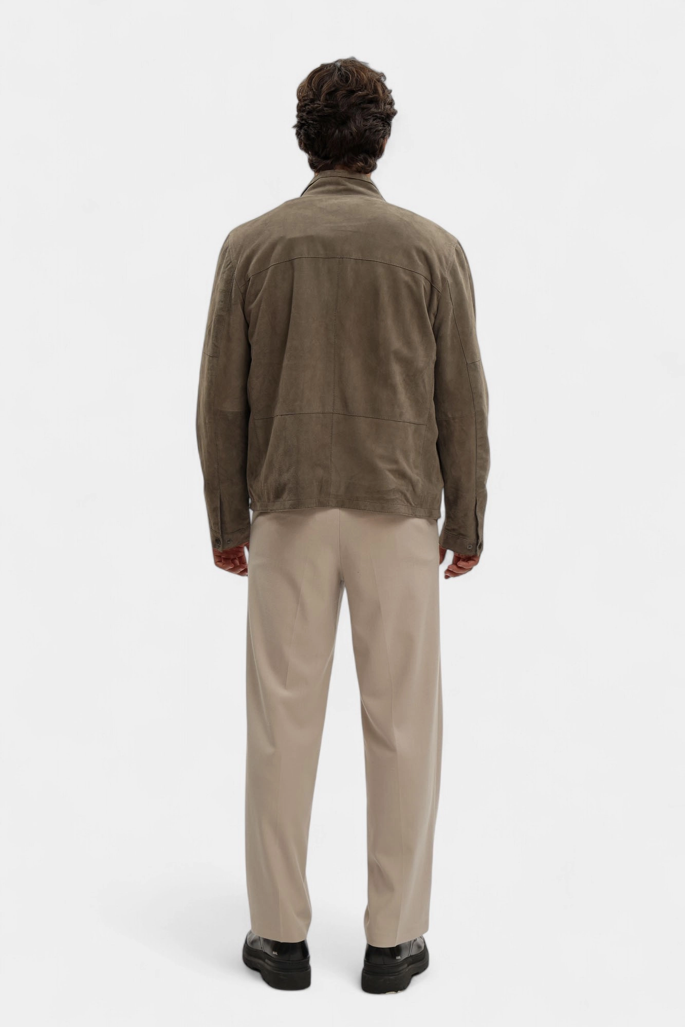 80000754_110166 Куртка кожаная Strellson Серый