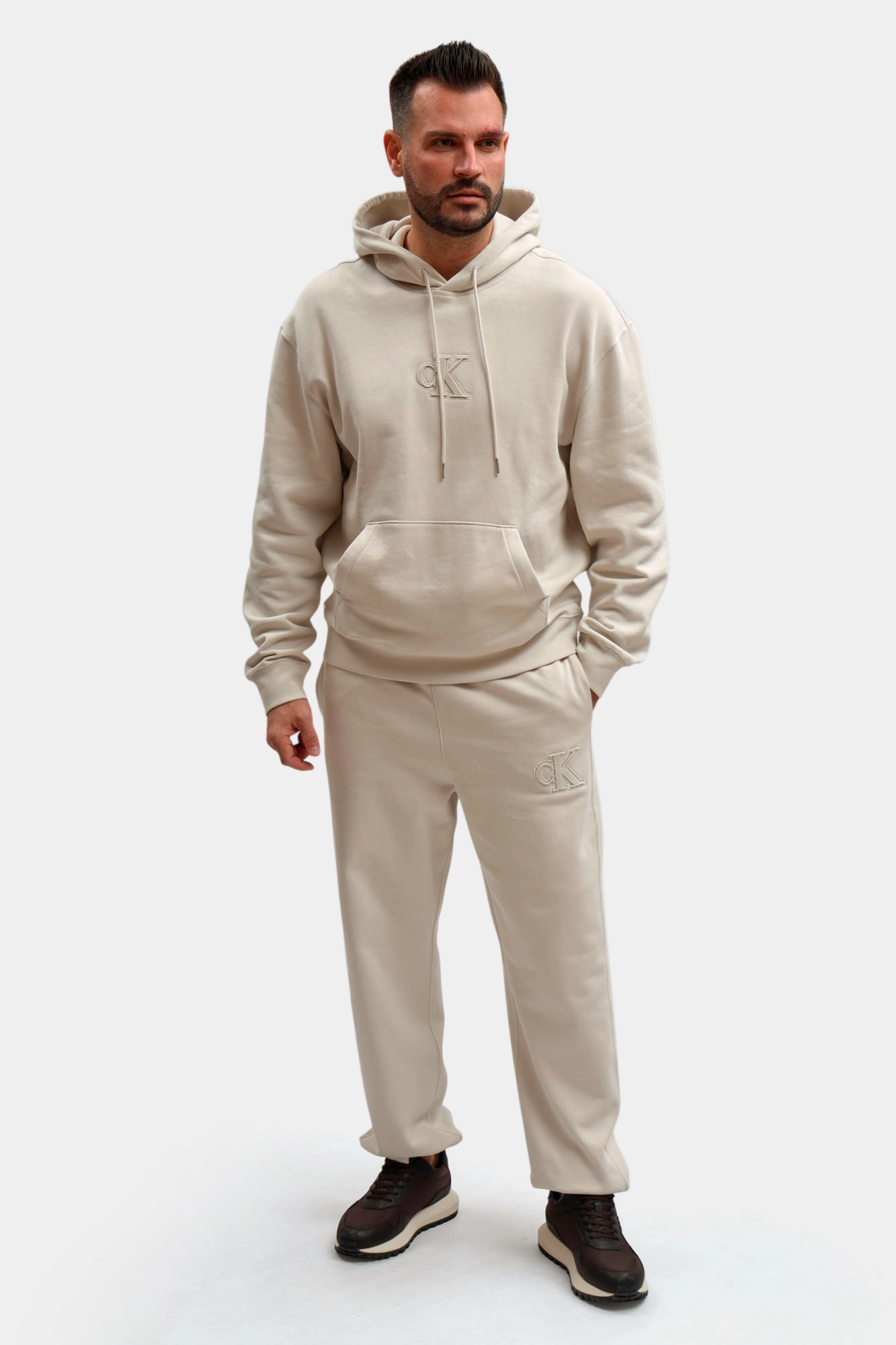 LV04RD252G Брюки спортивные Calvin Klein Jeans Бежевый