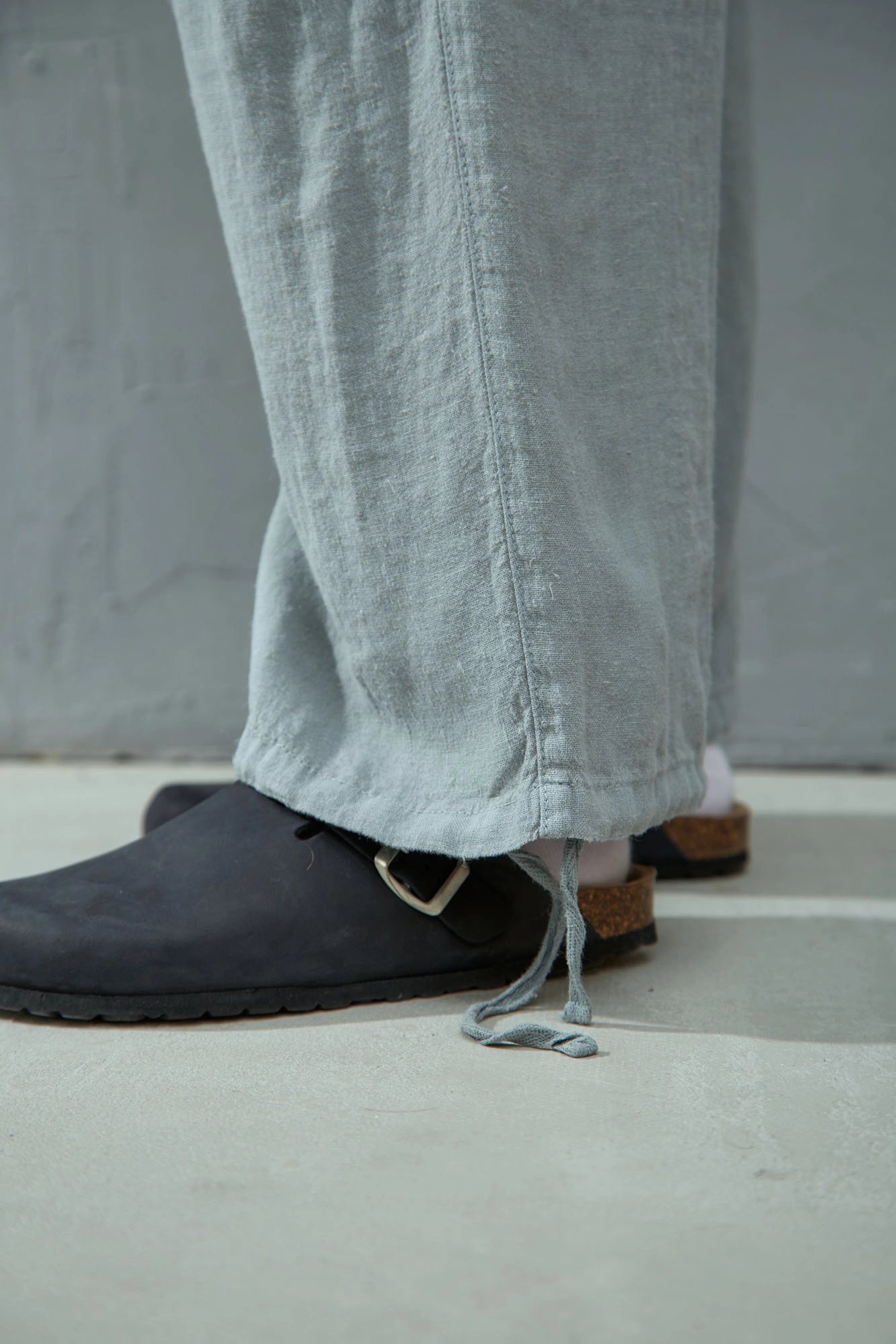 VW-OMA-55-017 брюки льняные van mich 