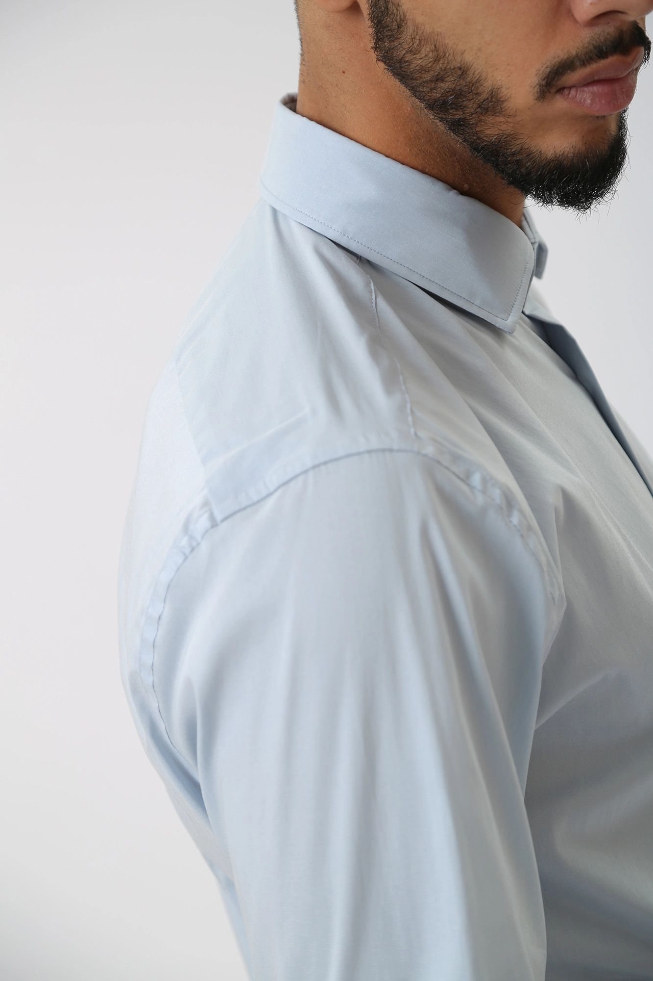 30038632_10016539 Сорочка д/р Strellson Синий