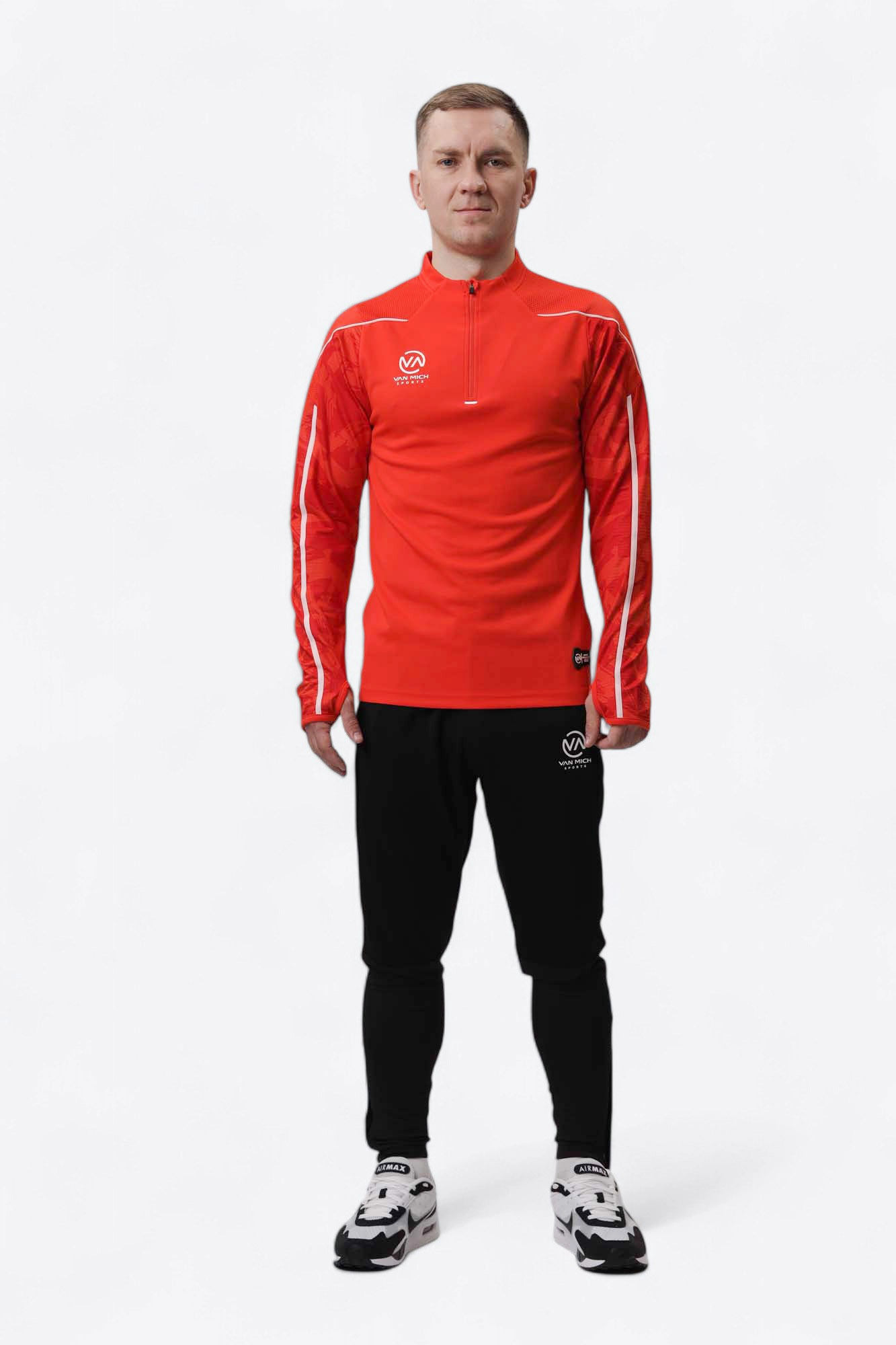 IND3702 Джемпер тренировочный Van Mich Sports Красный