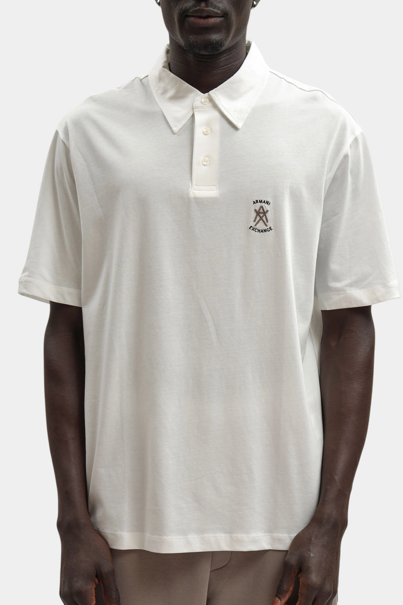 XM002209_AF10364 Поло Armani Exchange Белый