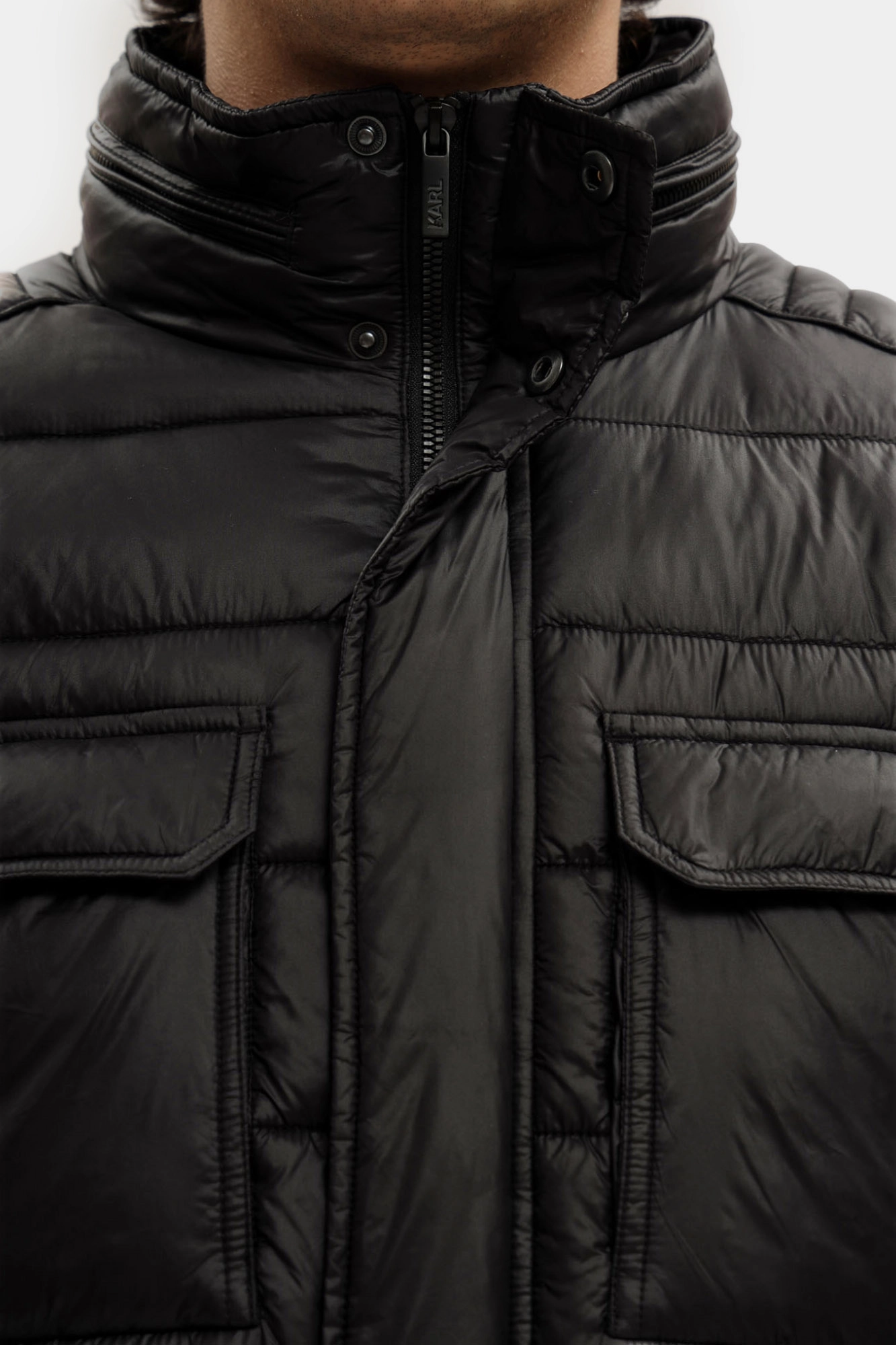 553590_505025 Куртка пуховая Karl Lagerfeld Черный