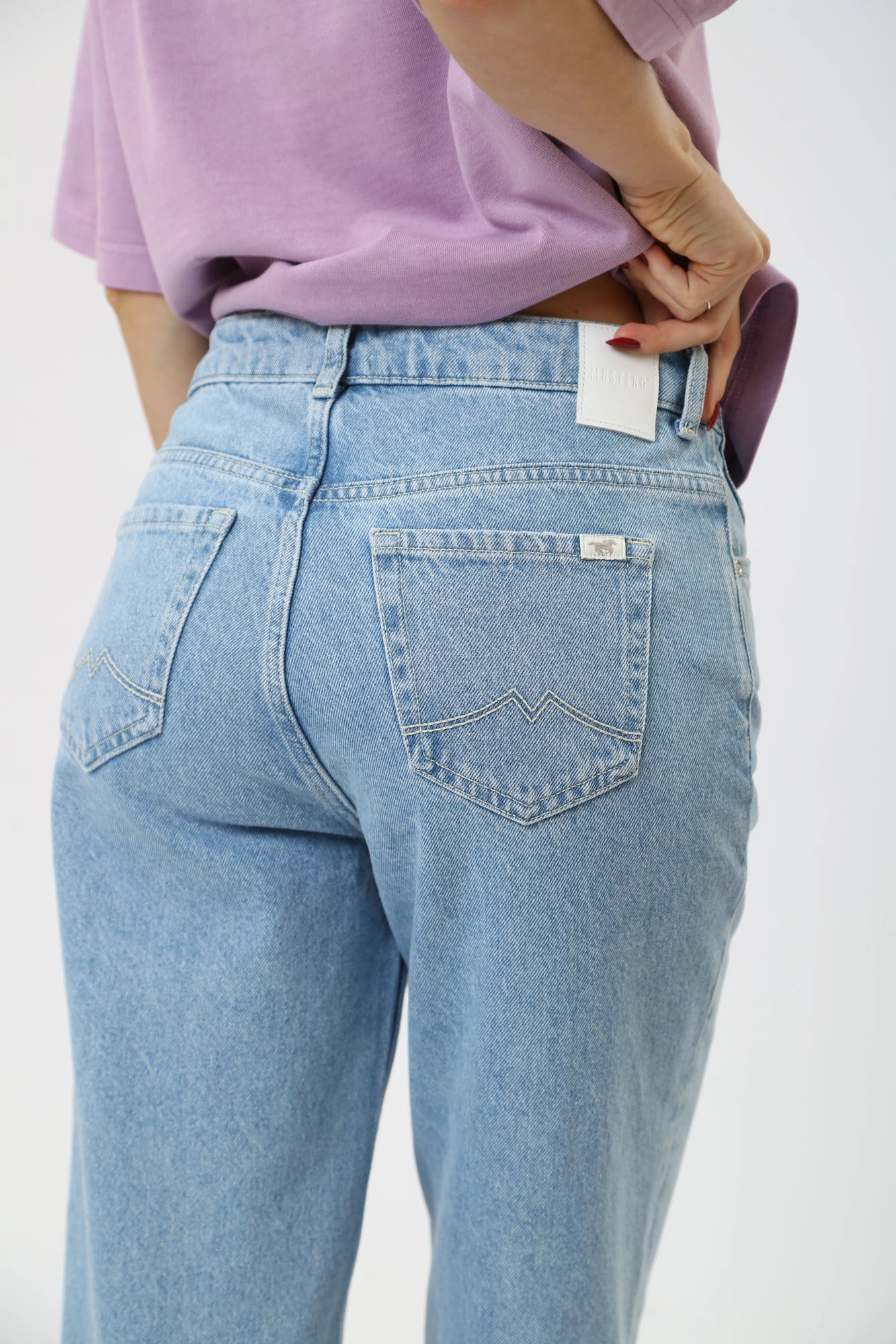 1015204-5000 джинсы charlotte tapered mustang