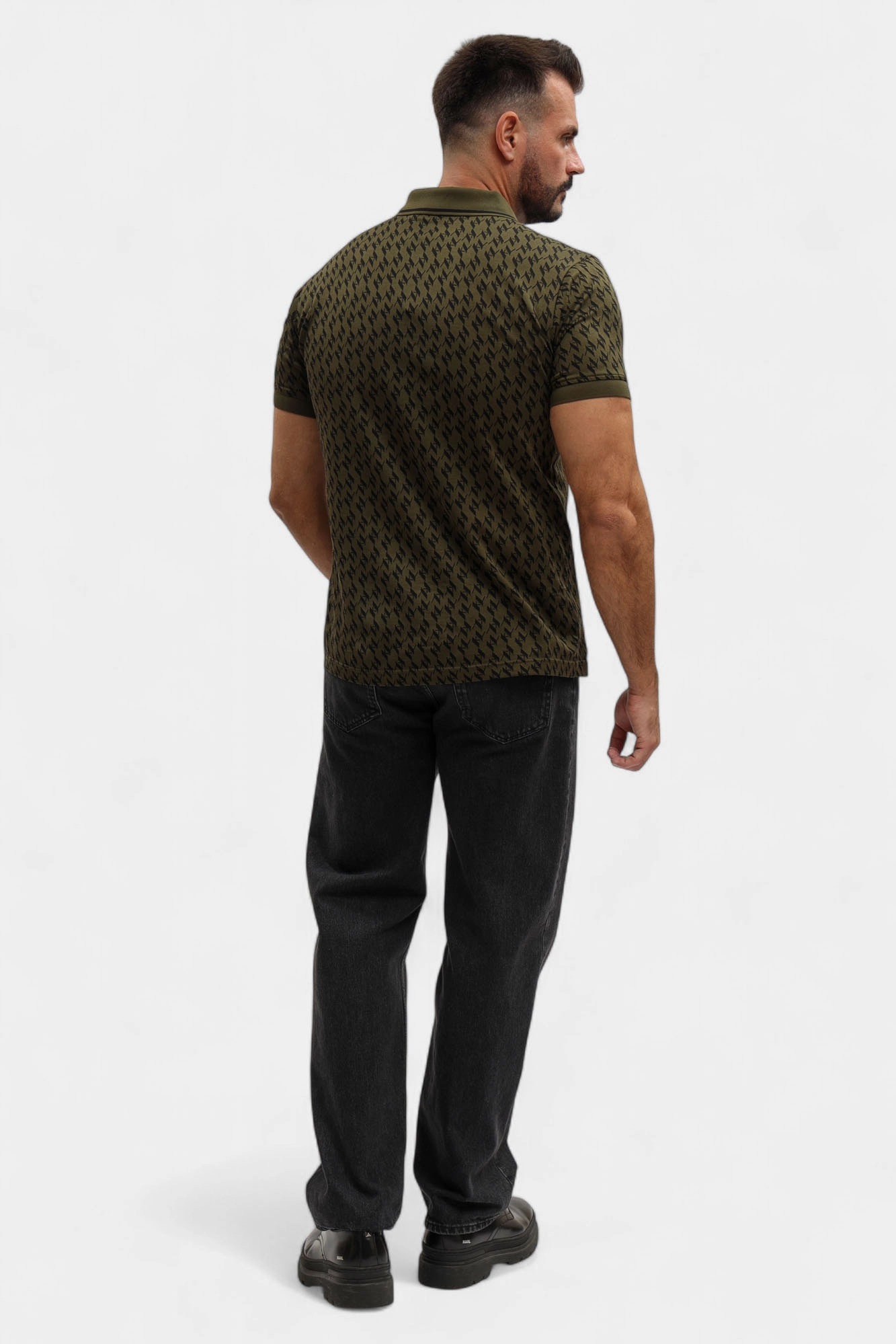 554203_745007 Поло с коротким рукавом Karl Lagerfeld Черный