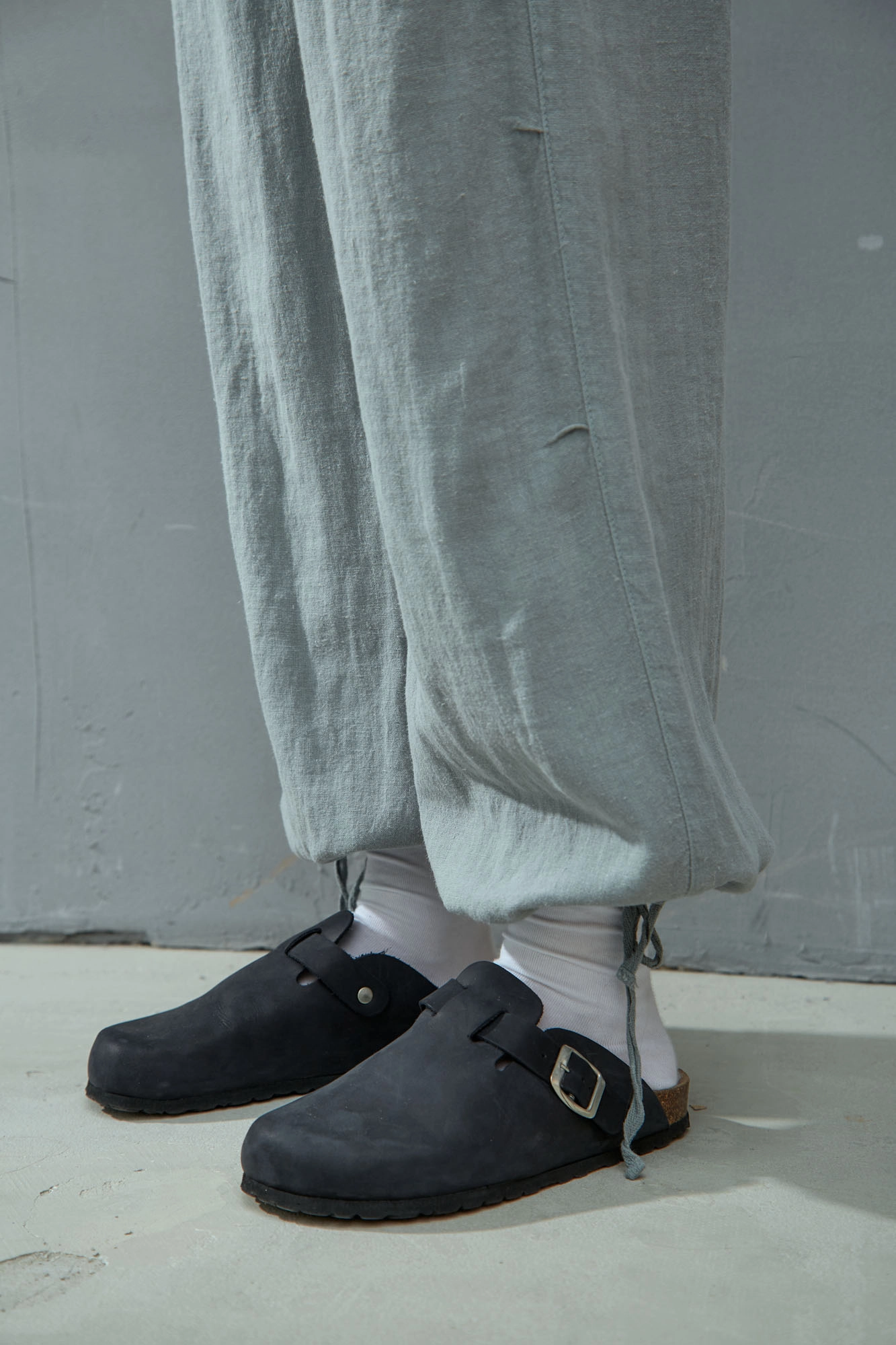 VW-OMA-55-017 брюки льняные van mich 