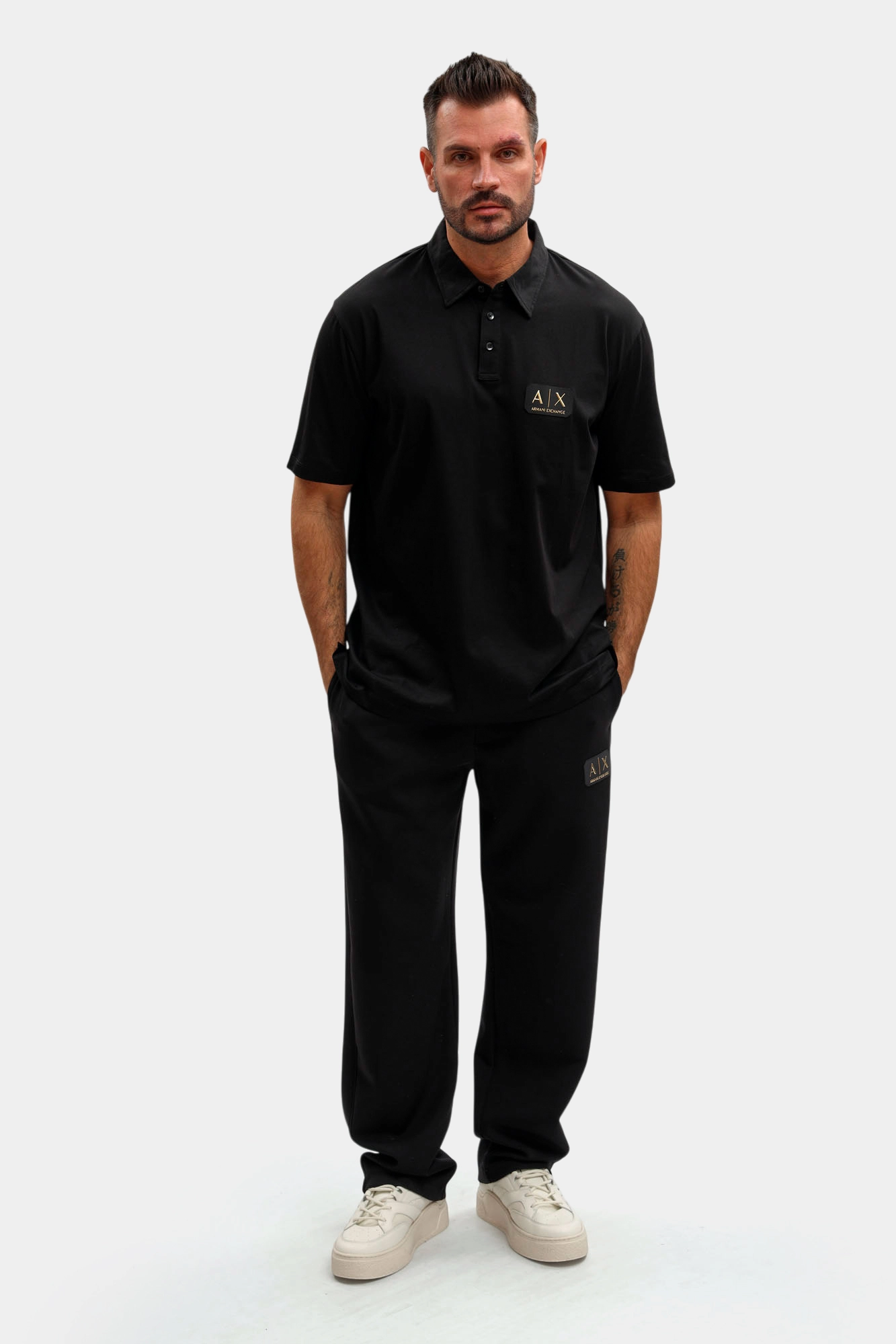 XM002232_AF10364 Поло Armani Exchange Черный