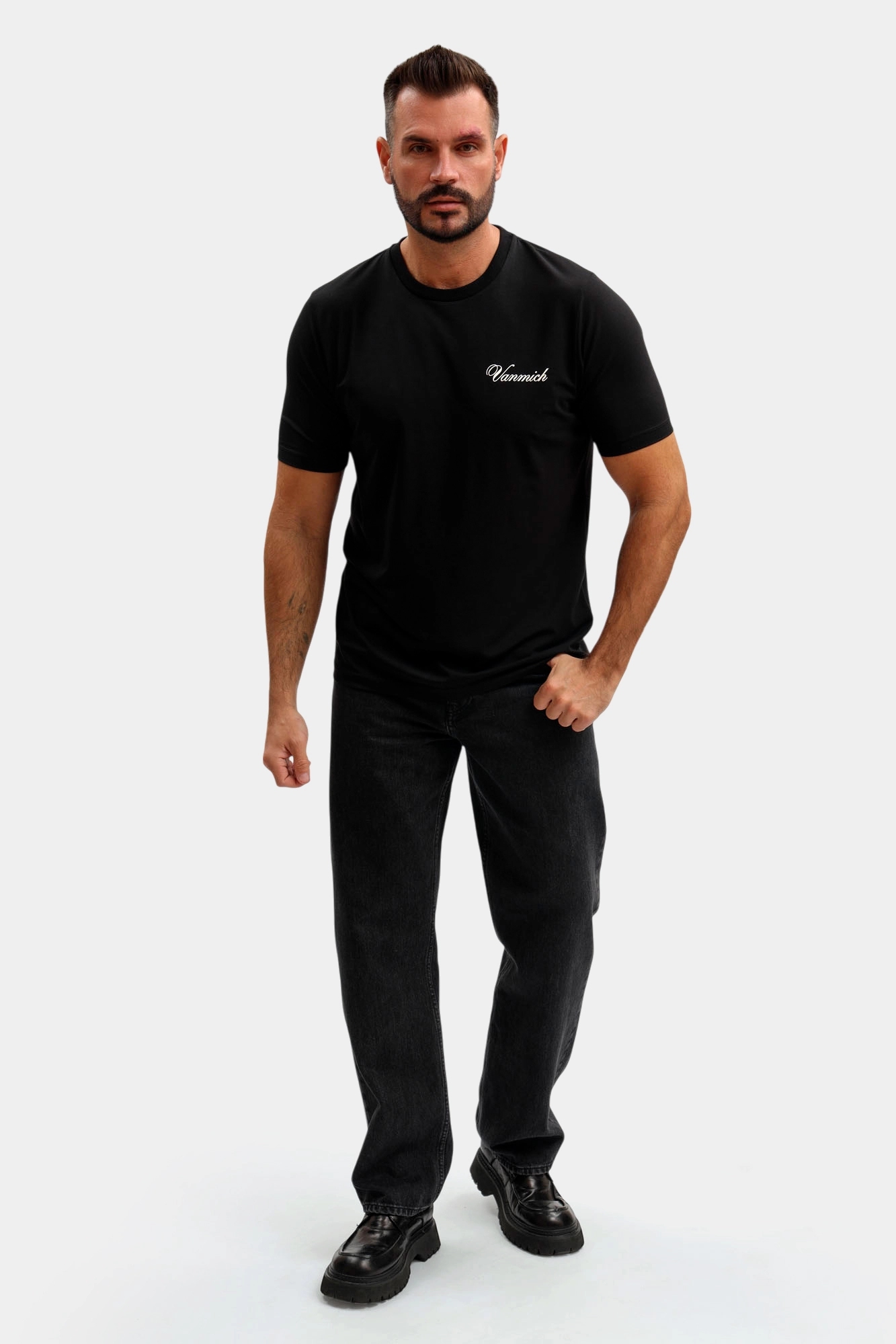 VM-ERK-33-627 Футболка Van Mich Черный