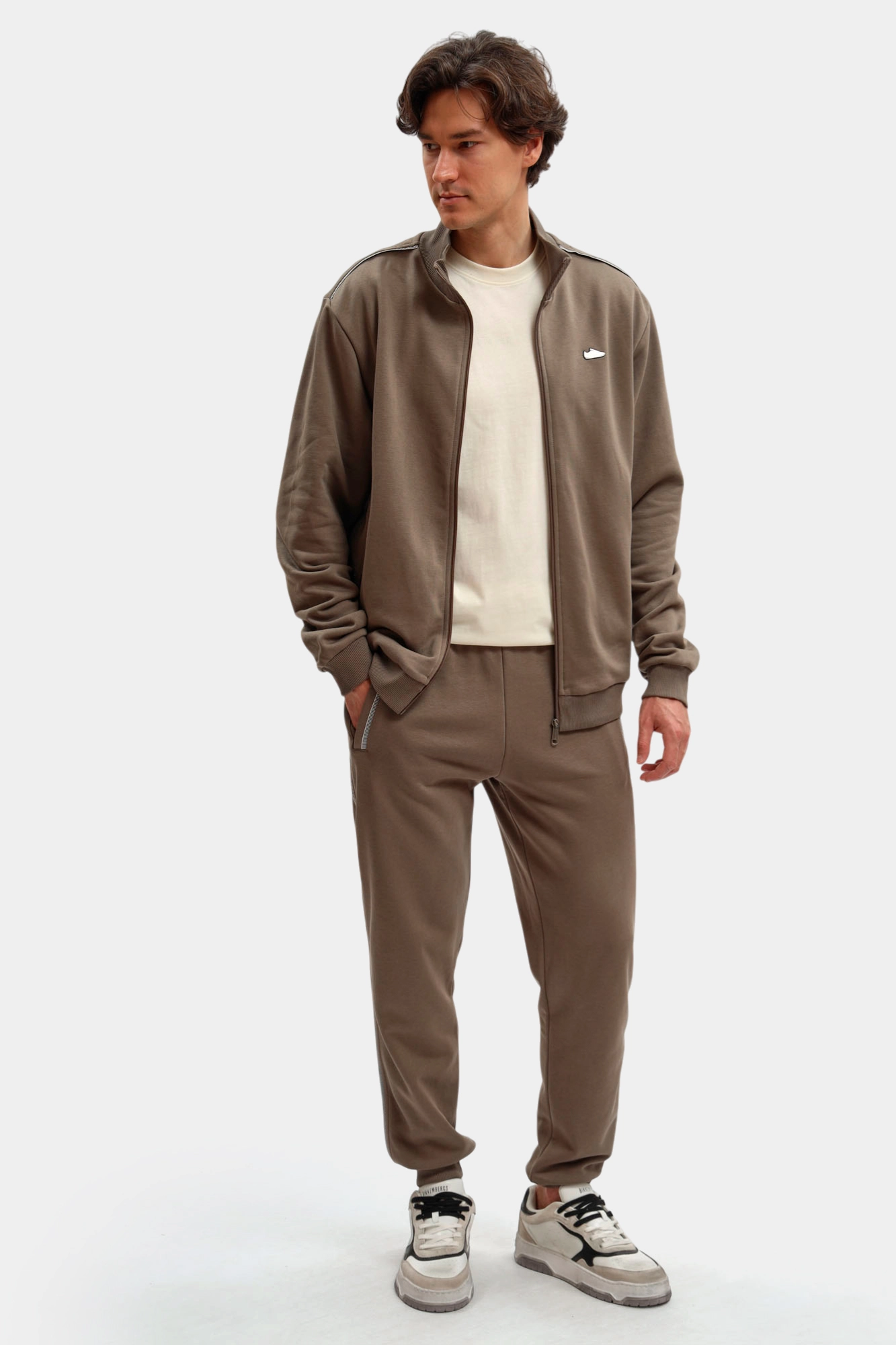 BMF1506 Толстовка Bikkembergs Коричневый