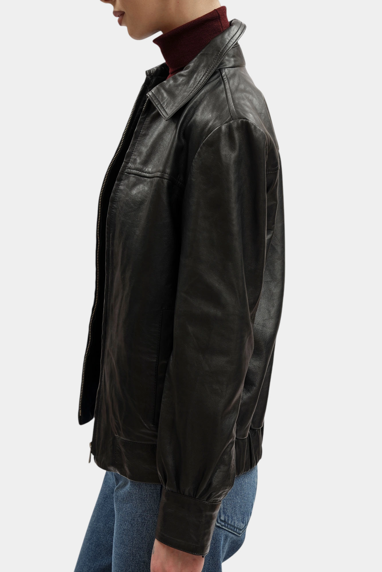 R357A000711N-WL902L03-04DP куртка кожаная trussardi 