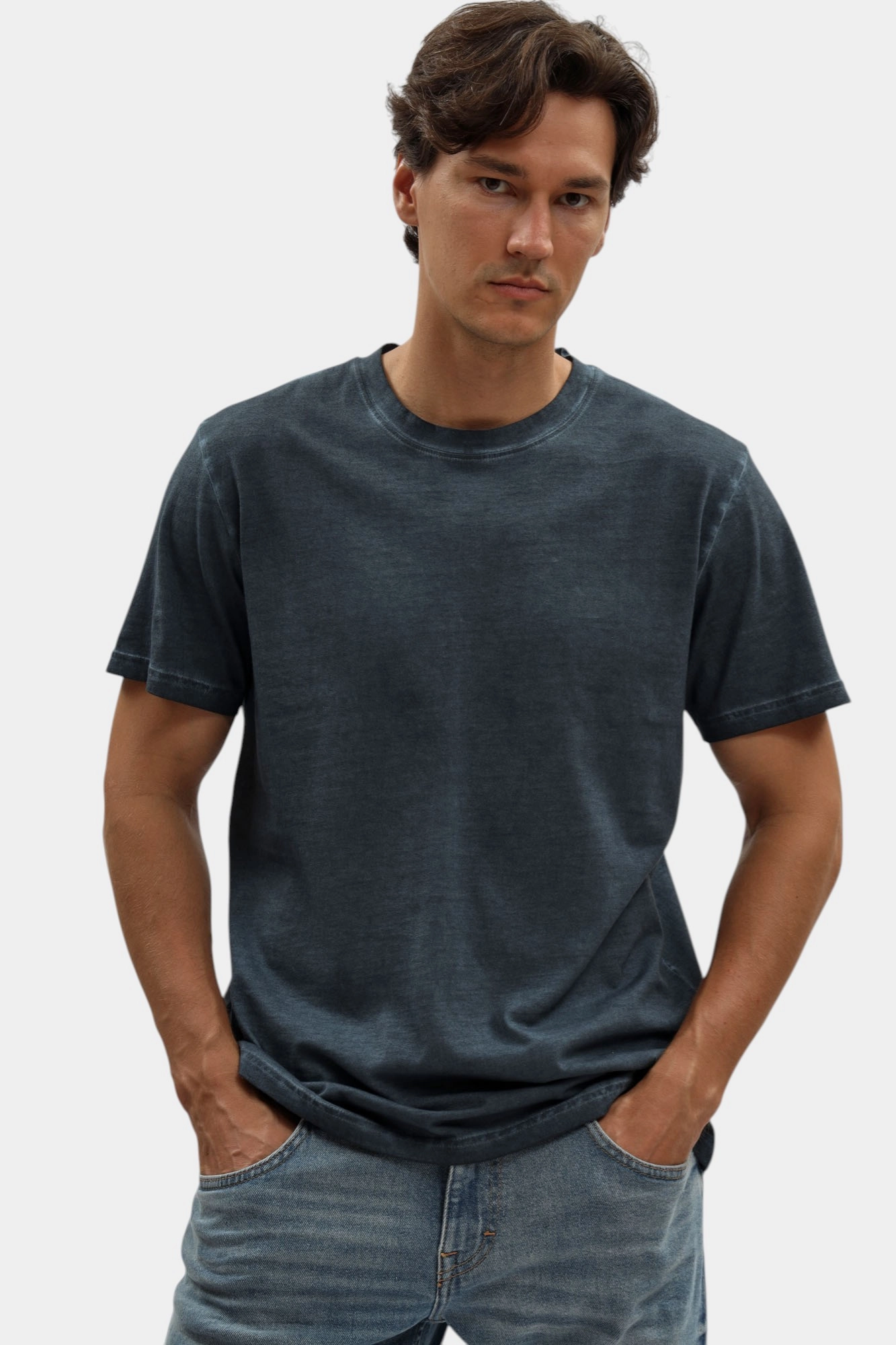 1016487 Футболка Mustang Синий