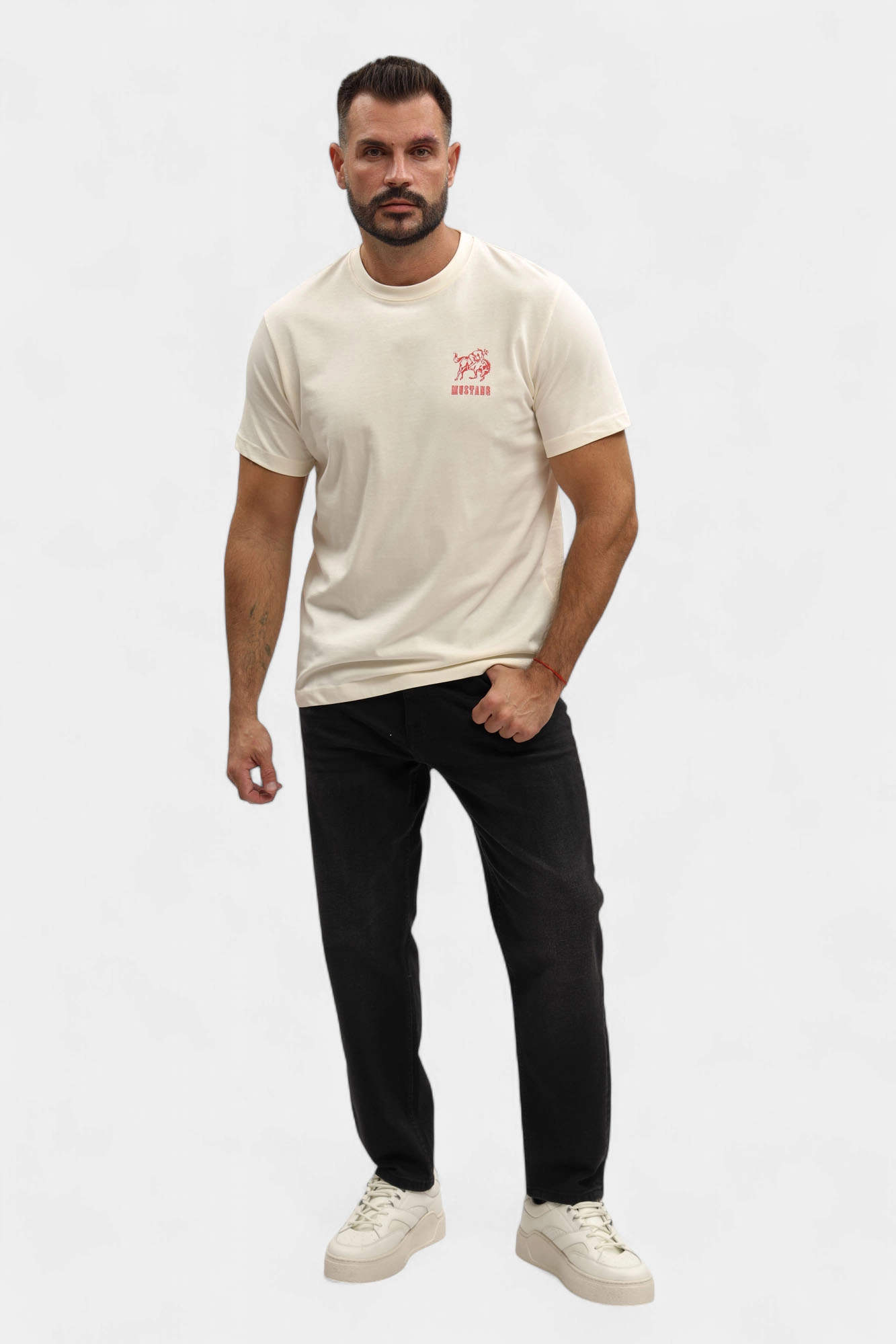1017131 Футболка Mustang Белый