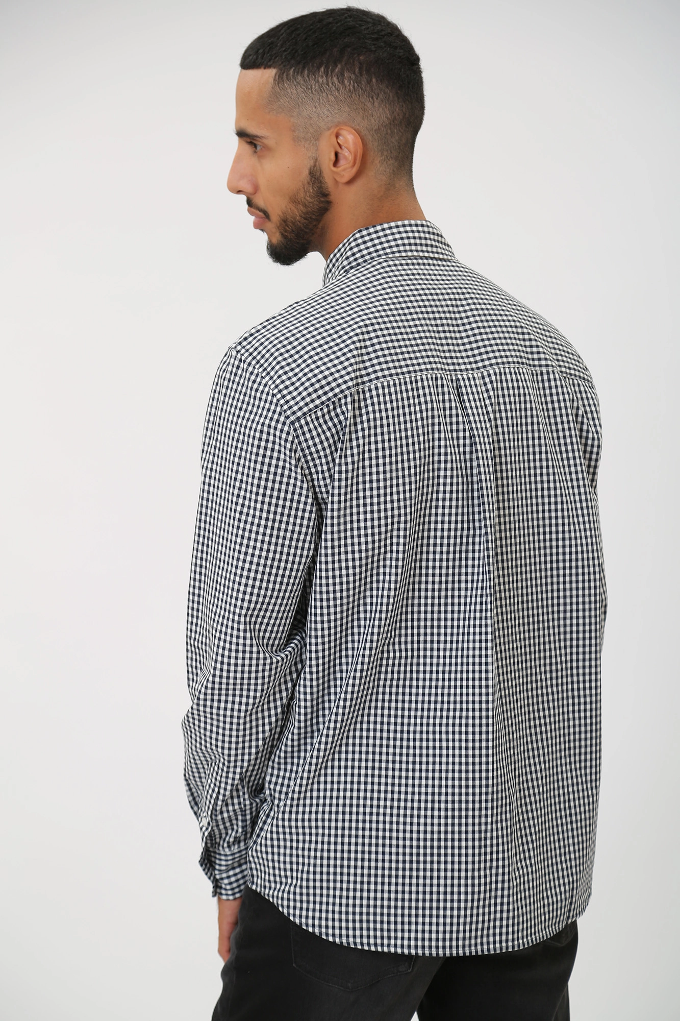 1014125 Рубашка с длинным рукавом Mustang Серый