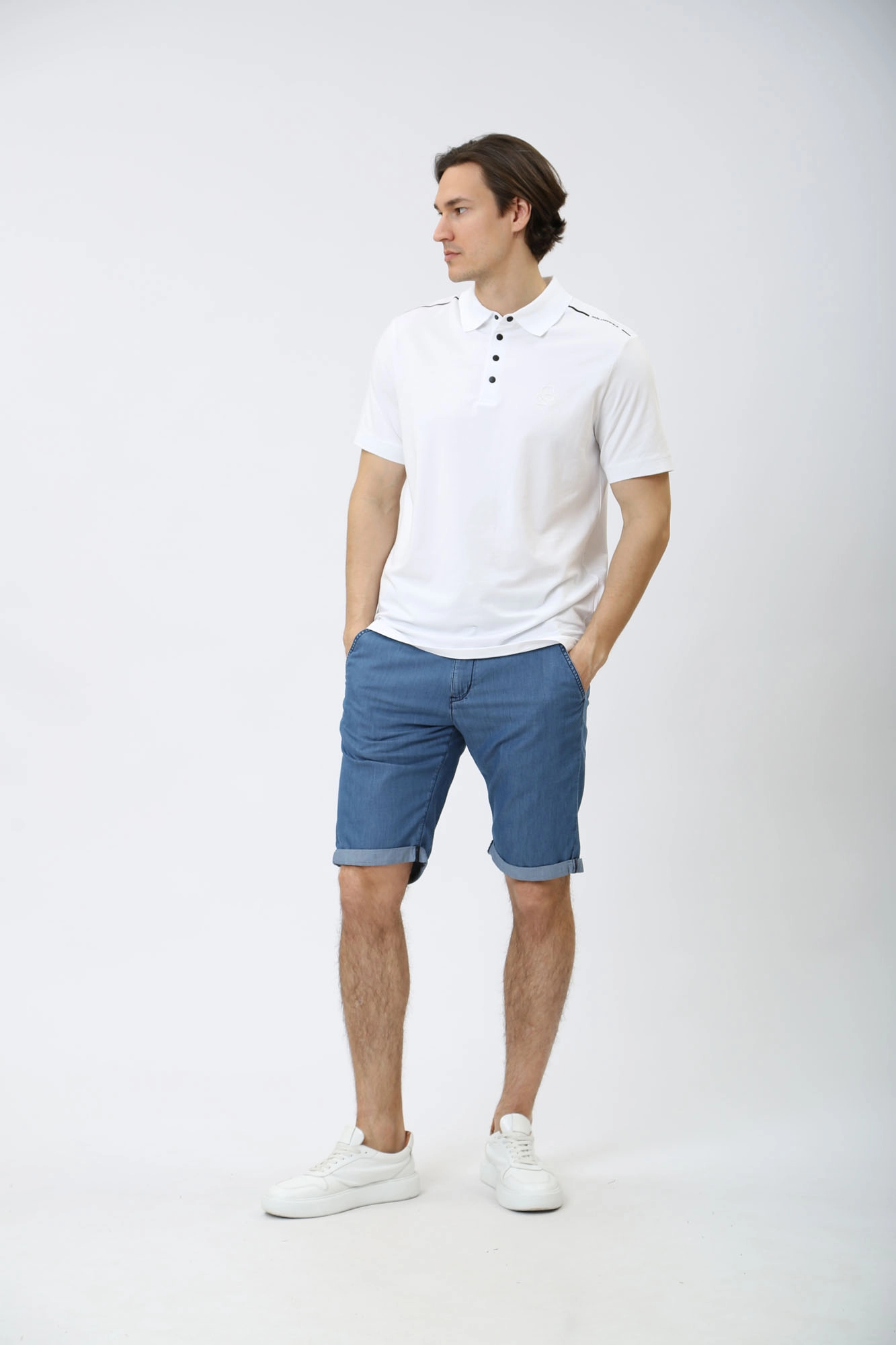 542806_255812 Шорты Karl Lagerfeld Голубой