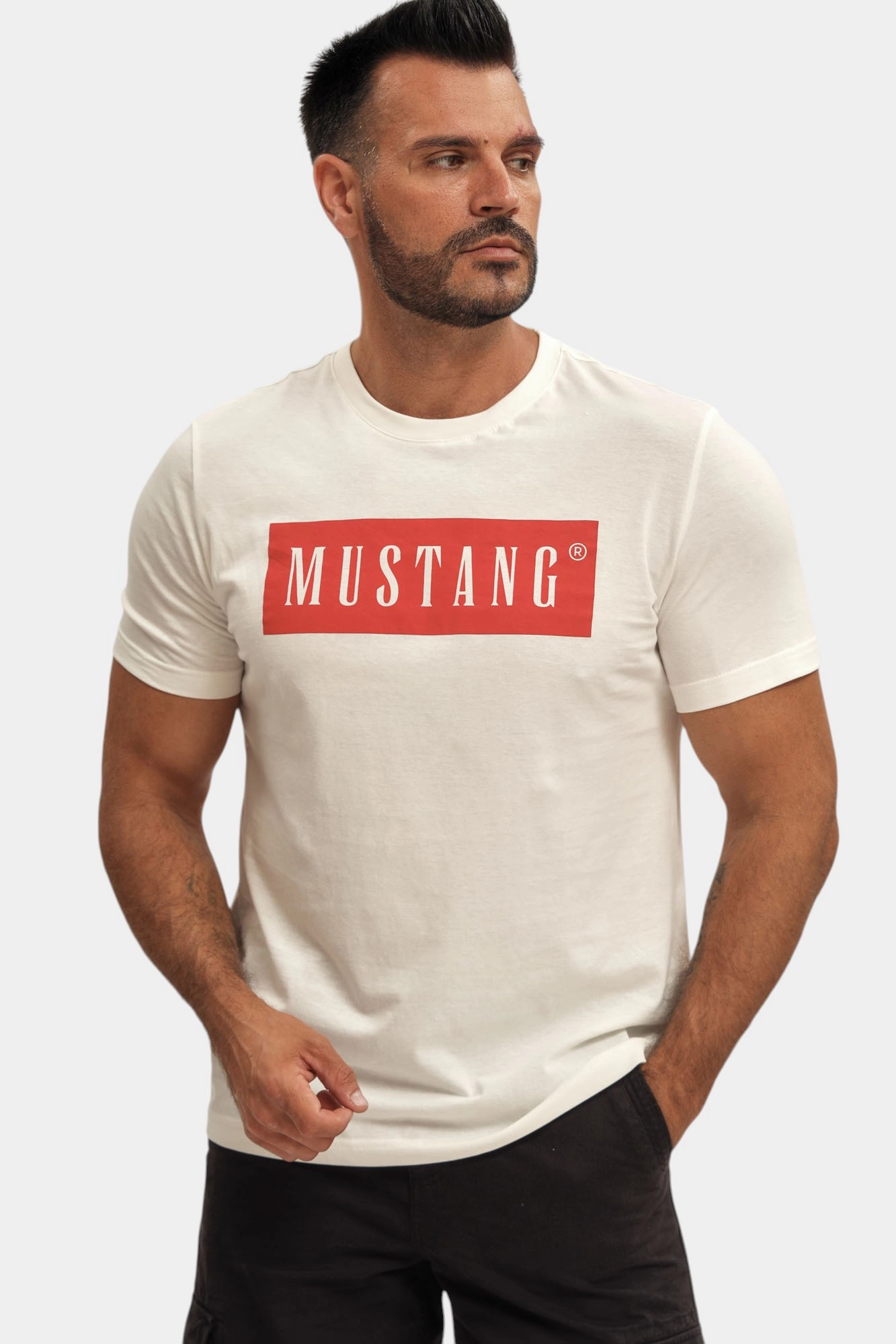 1014749 Футболка Mustang Белый