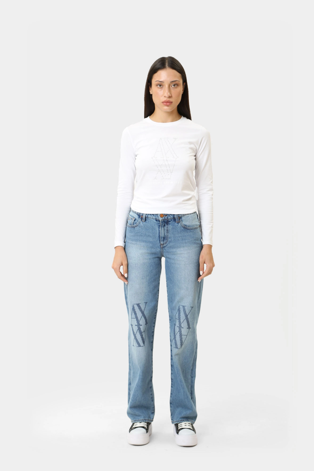 6DYT05_YJDTZ_1000 лонгслив armani exchange 