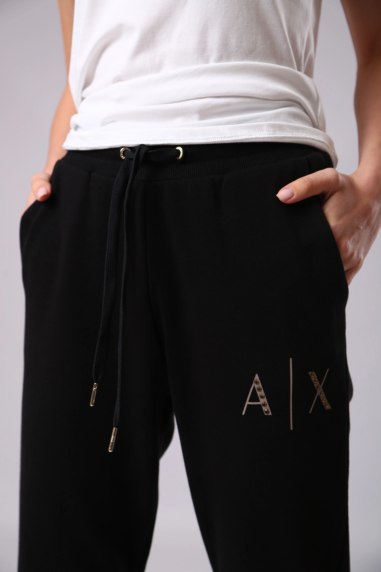 6LYPAG_YJ5TZ брюки спортивные armani exchange 