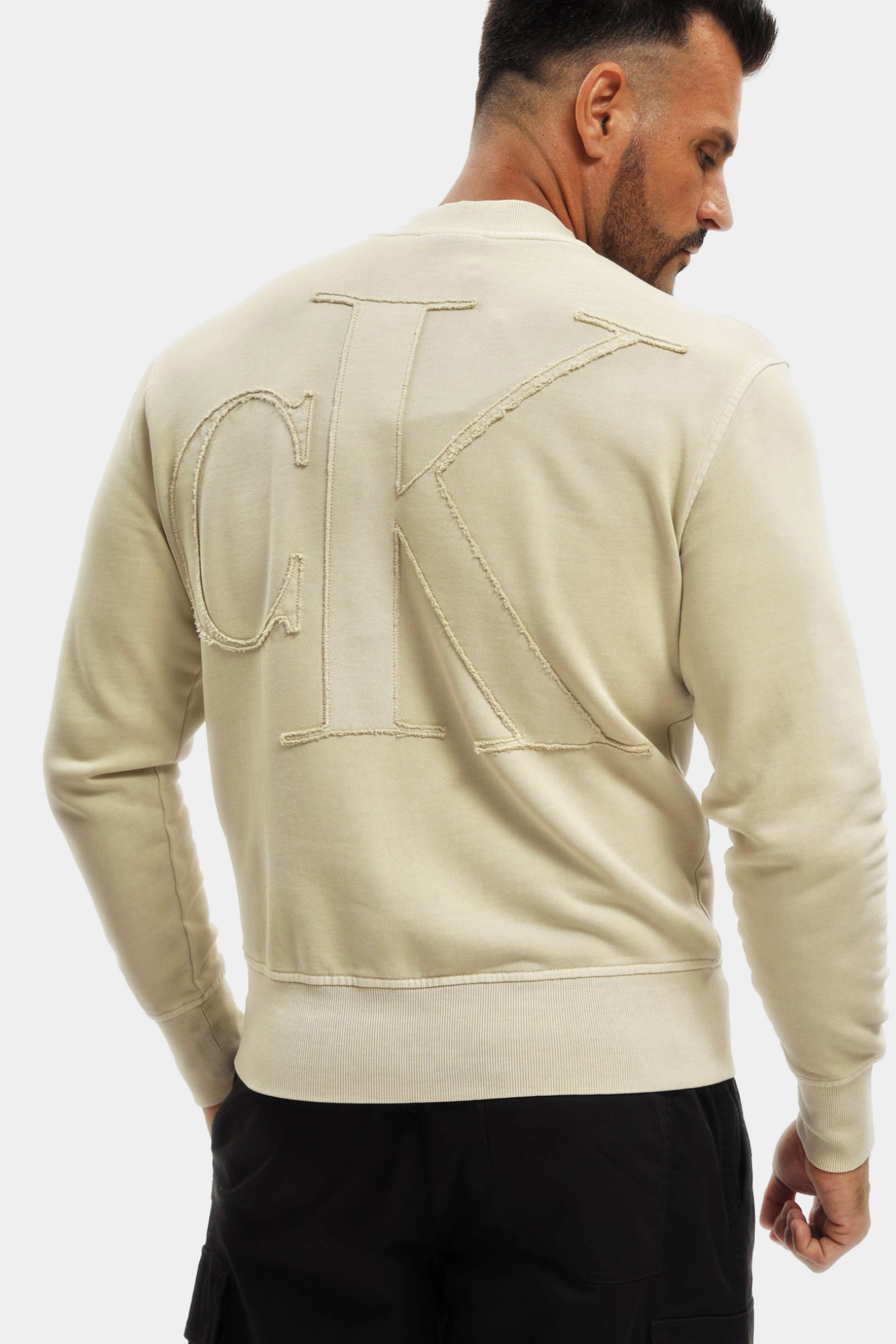 J30J327490 Свитшот Calvin Klein Jeans Бежевый