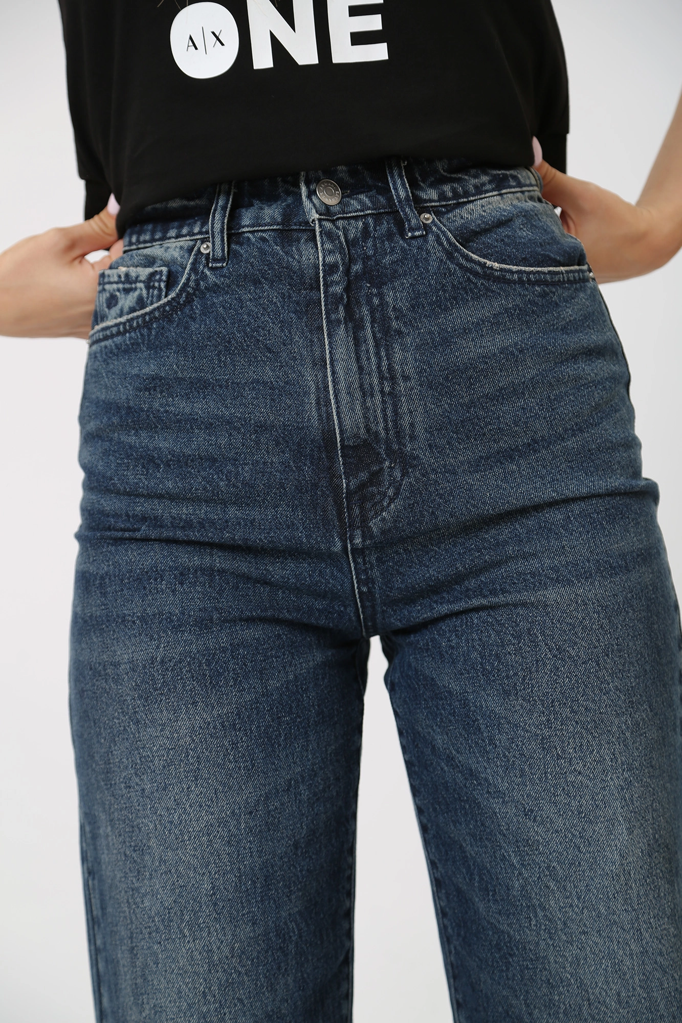 6RYJ83_Y11EZ брюки джинсовые armani exchange