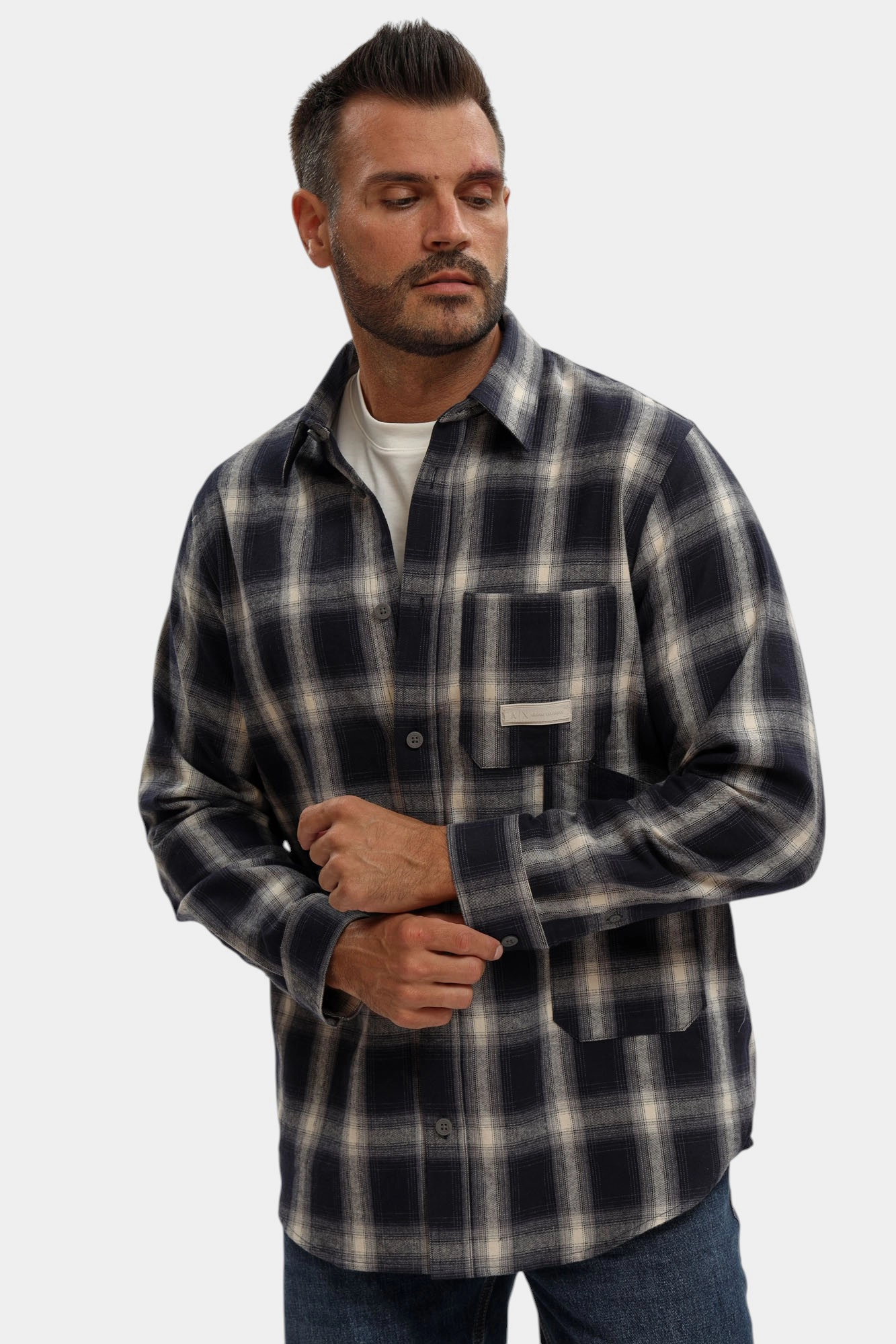 XM001149_AF16626 Рубашка Armani Exchange Синий