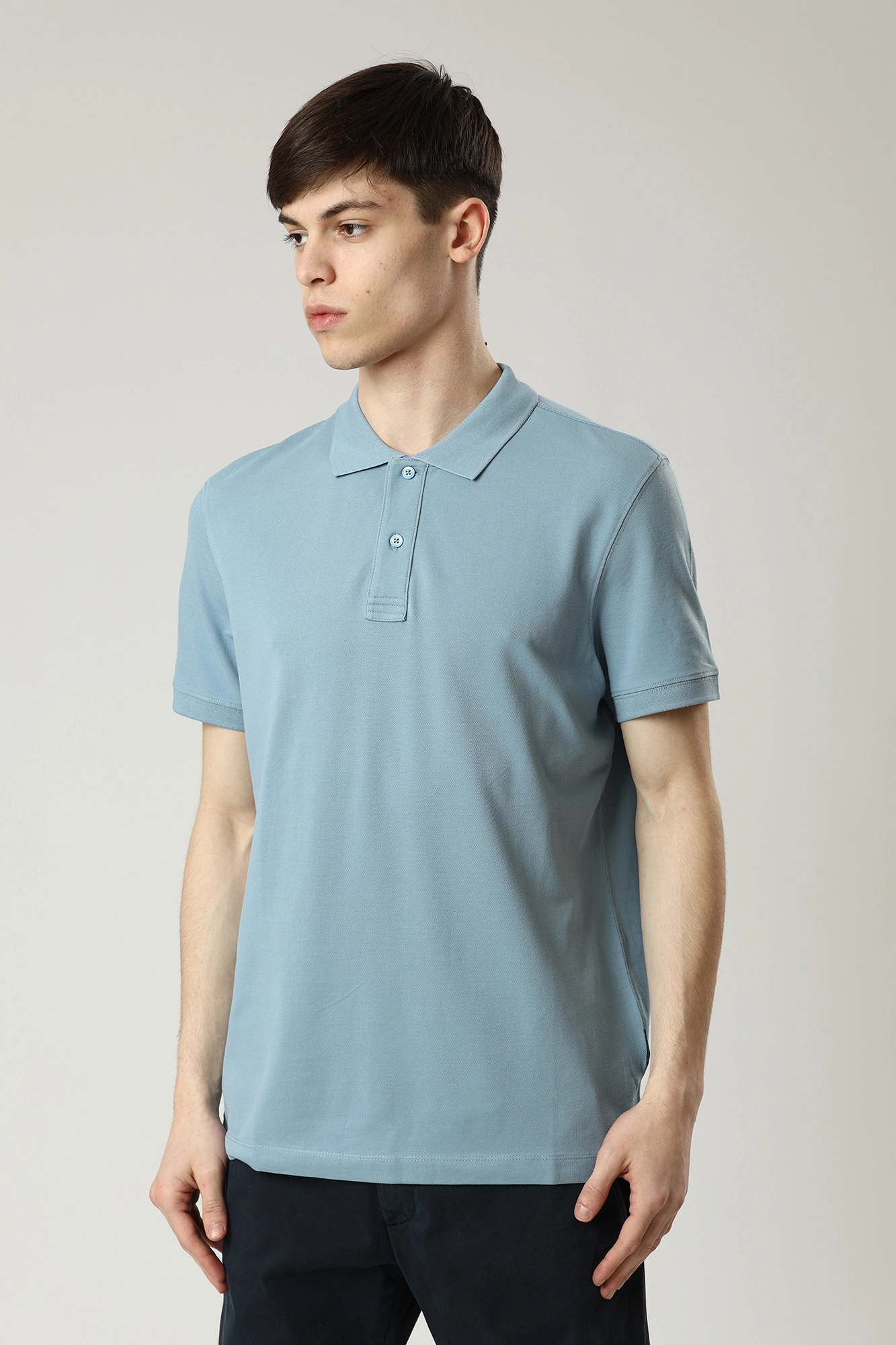 30025796_10011170 Поло Strellson Голубой