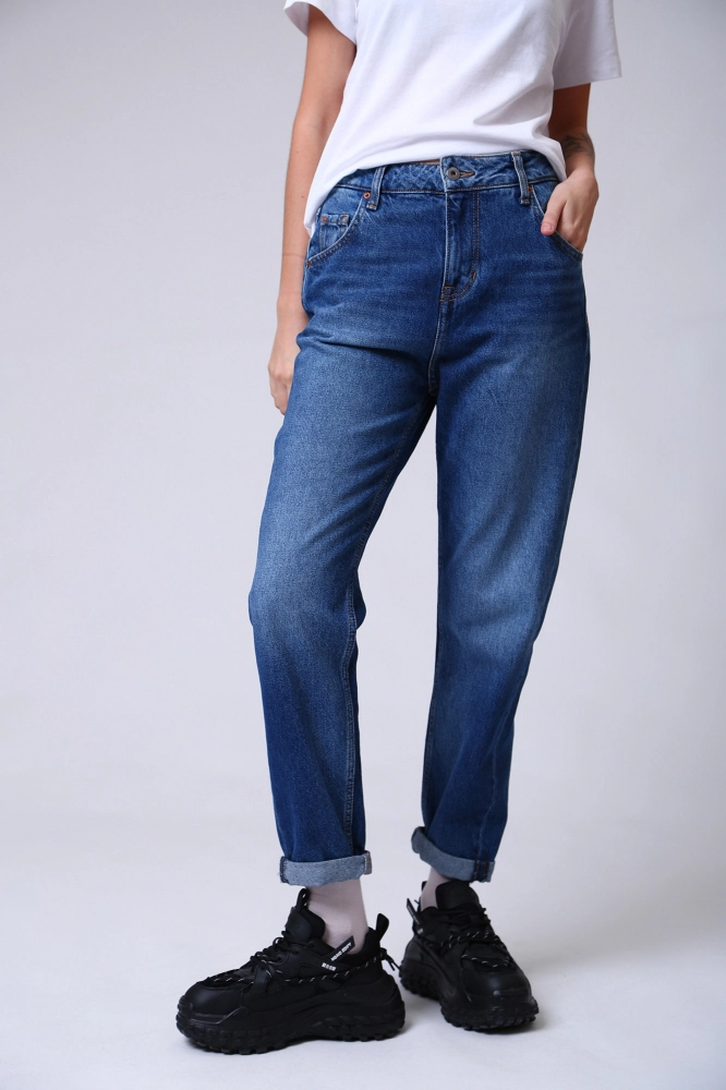 Кроп-топ Van Mich Хлопок Голубой