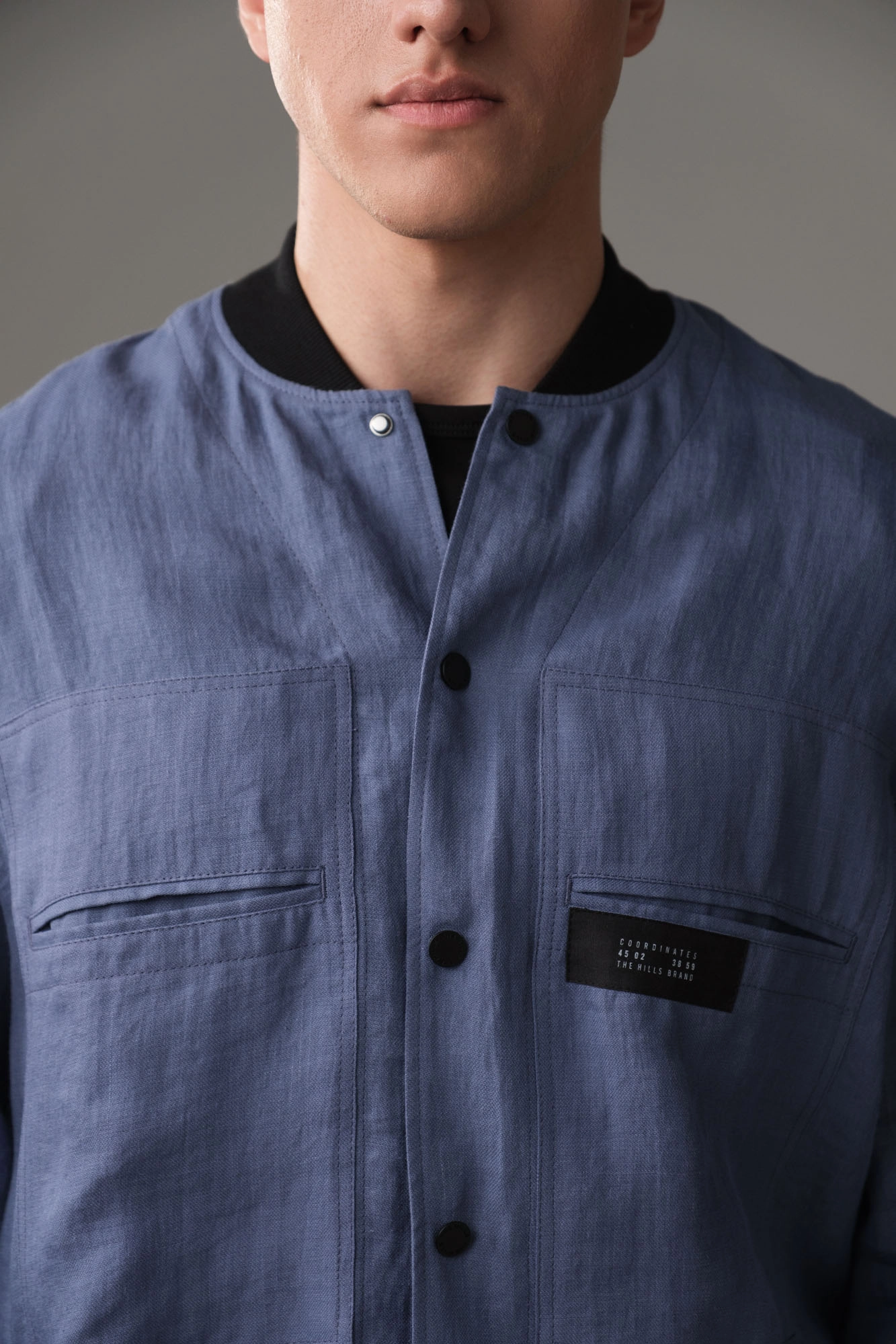 M-251-TH-56-0118 Бомбер The Hills Голубой