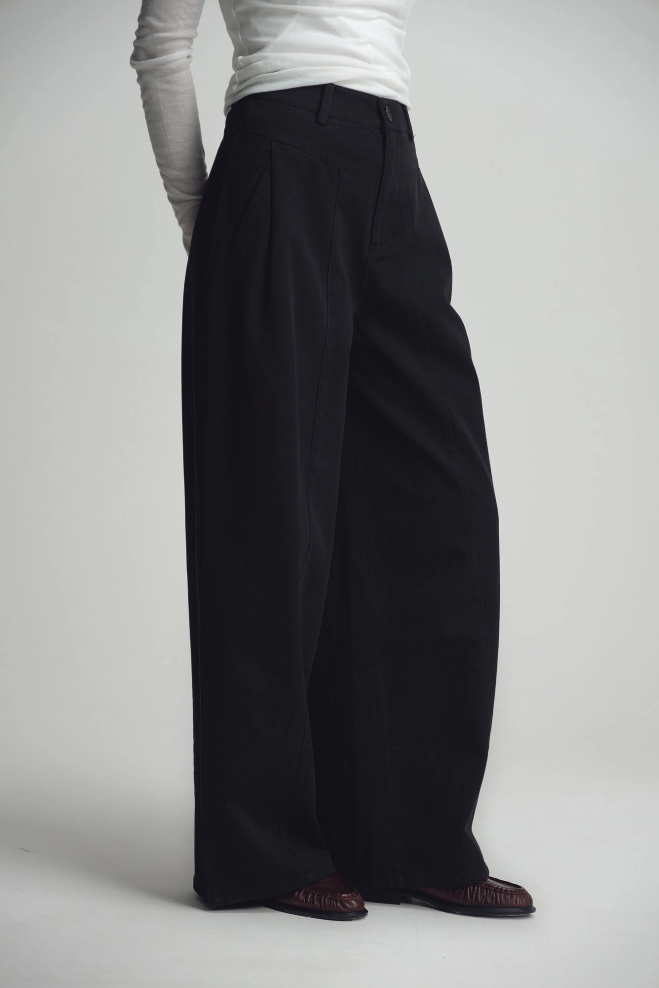 W-250-VA-AN7058 брюки широкие the hills