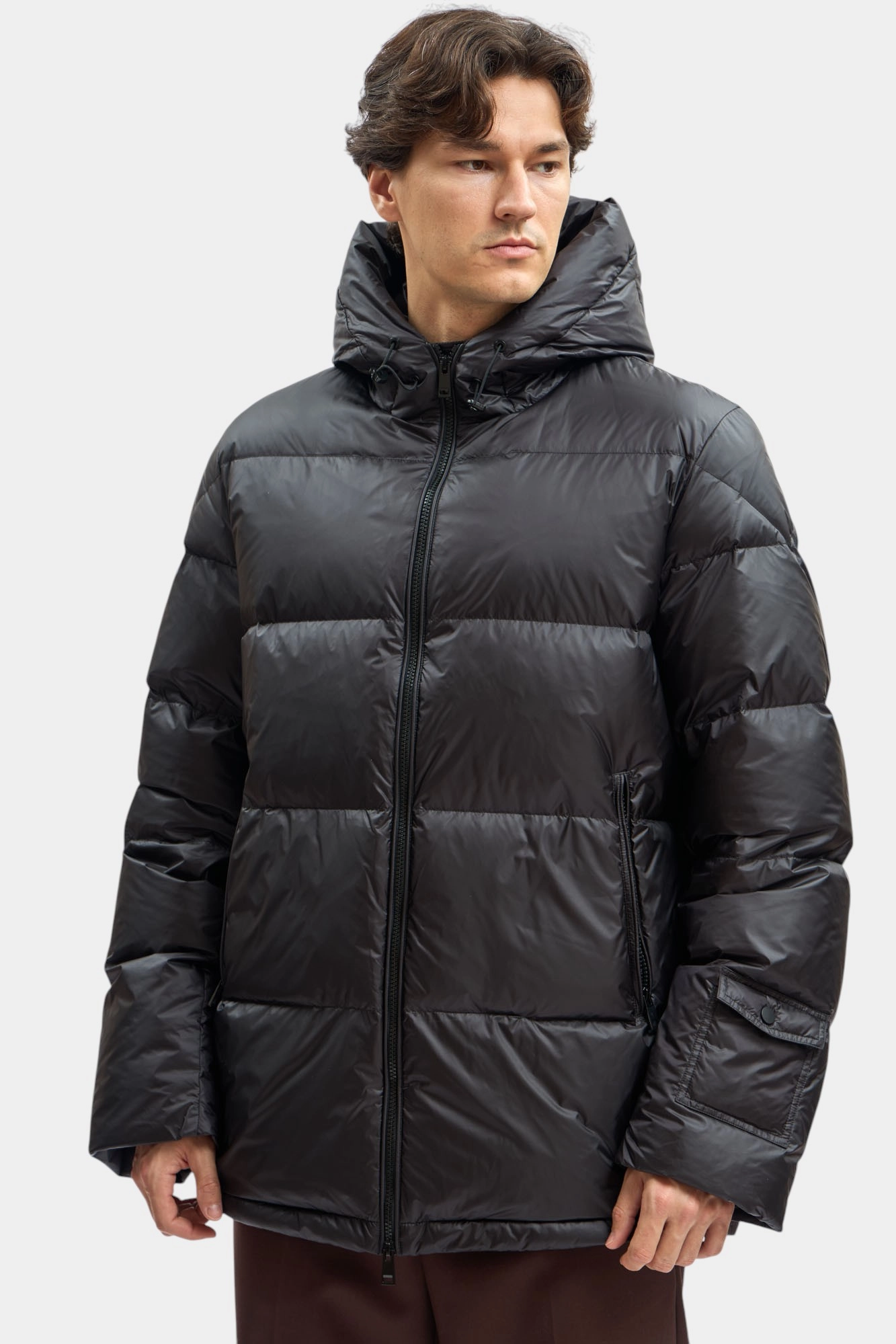 M-KX-252-56-1399 Пуховик The Hills Черный