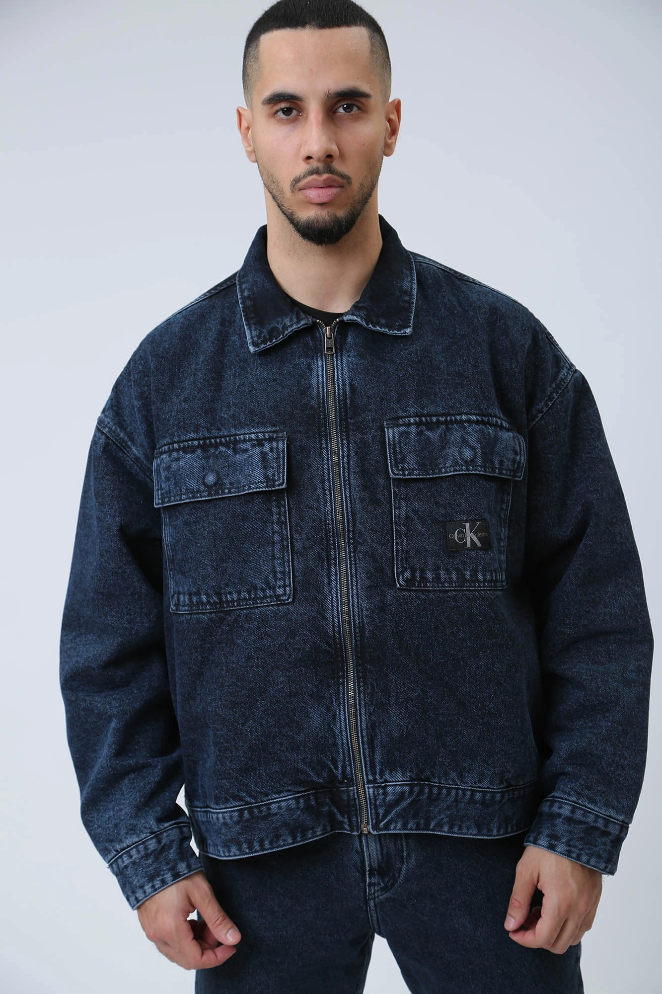 J30J324575 Куртка джинсовая Calvin Klein Jeans Синий