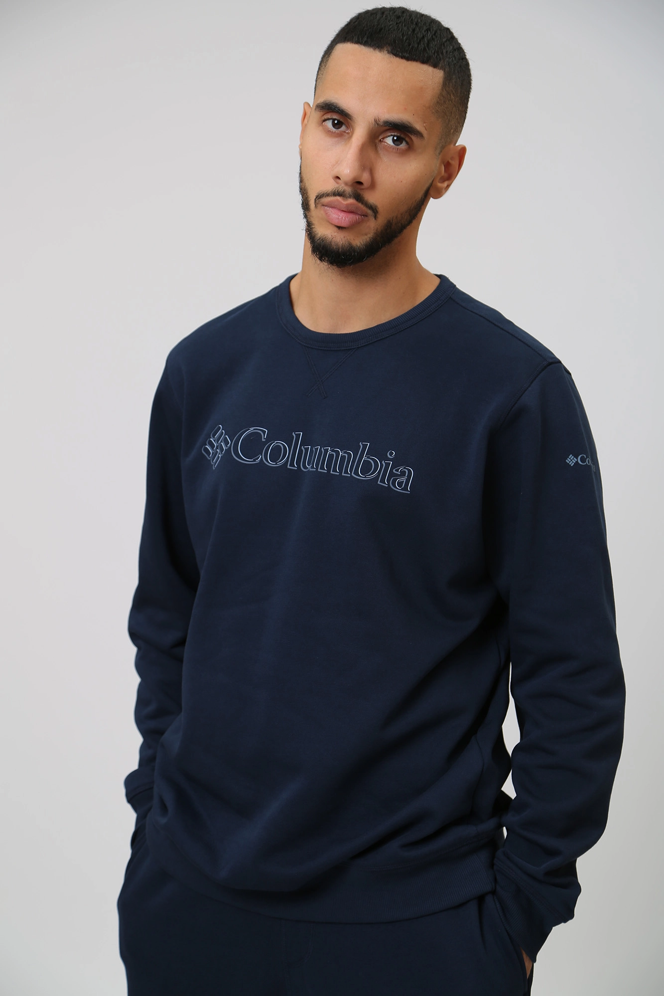 M Columbia Logo Fleece Crew Columbia 1884931 469 Med Online.ru