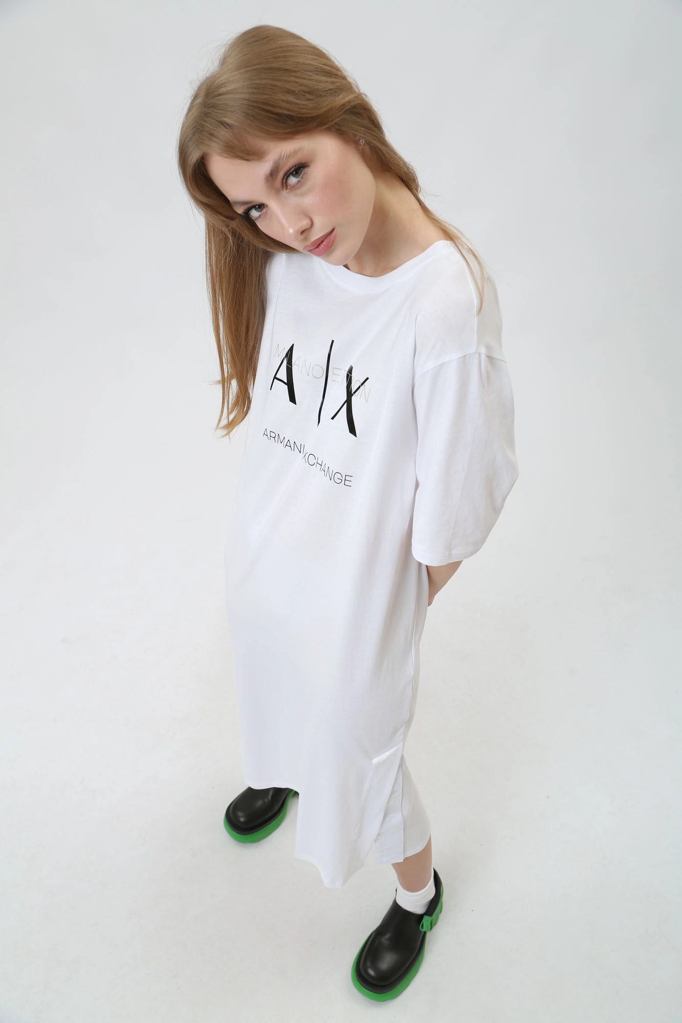 3DYA79_YJ3RZ платье armani exchange