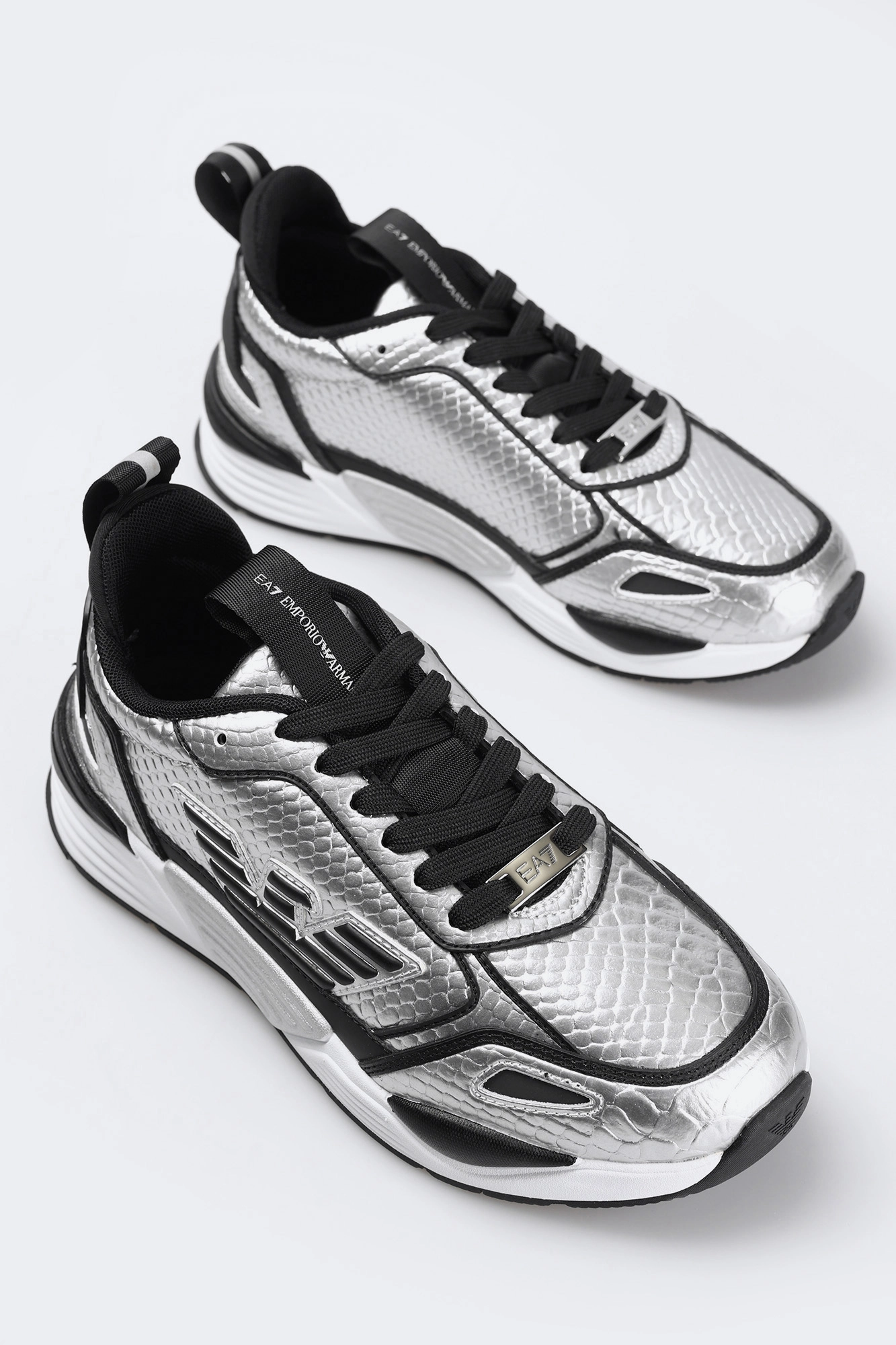 X8X160_XK365 Кроссовки EA7 Серебряный