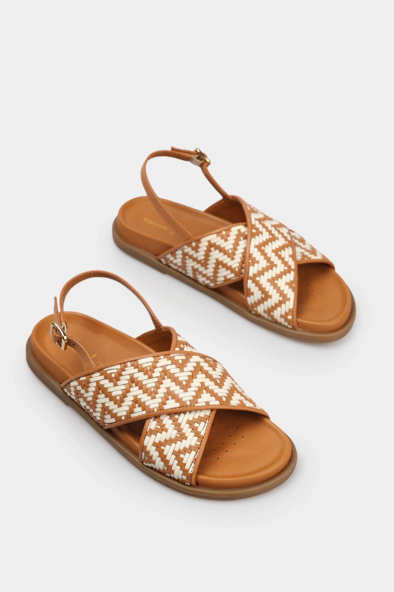 D55YWE000 Сандалии Geox Коричневый