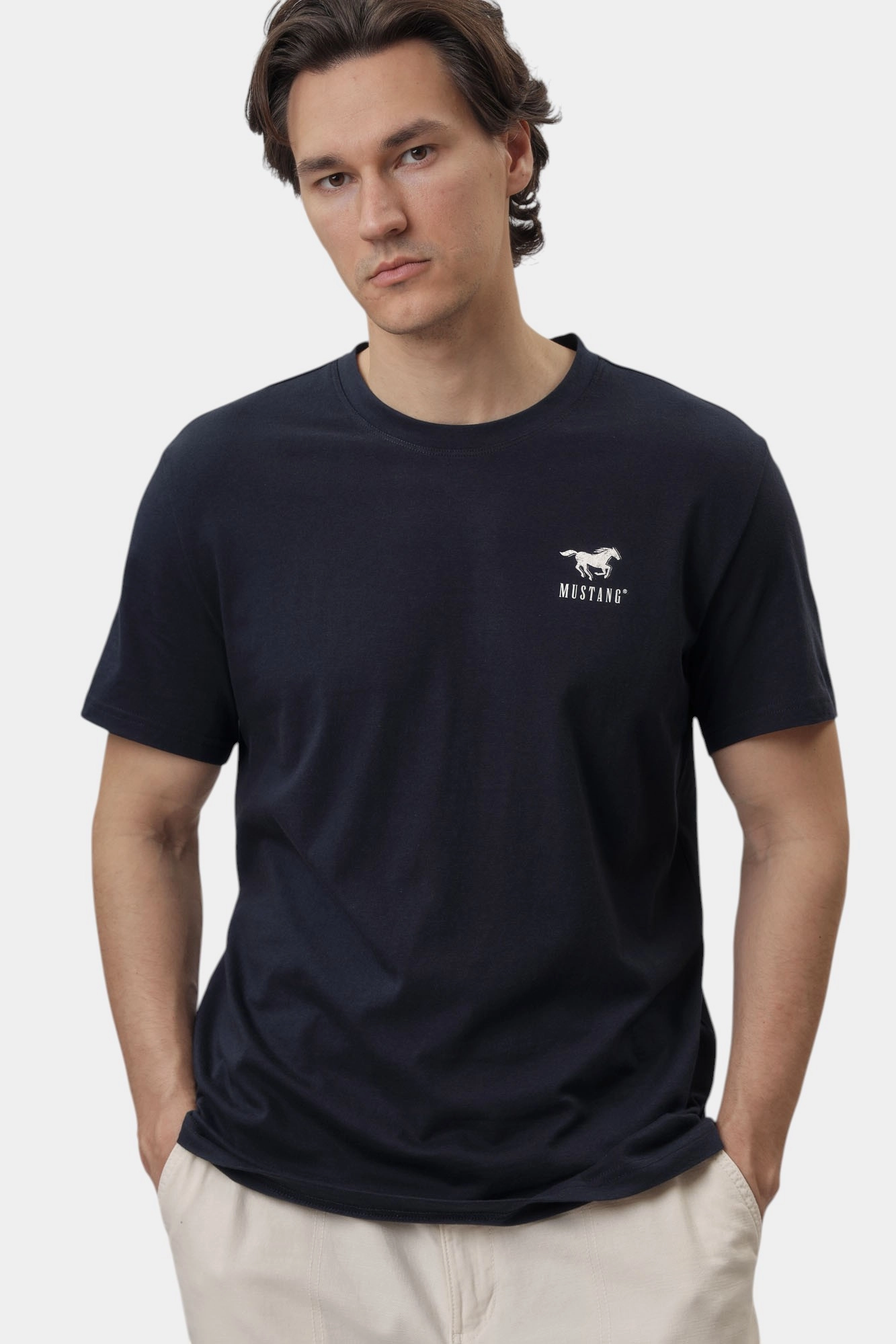 1016265 Футболка Mustang Синий
