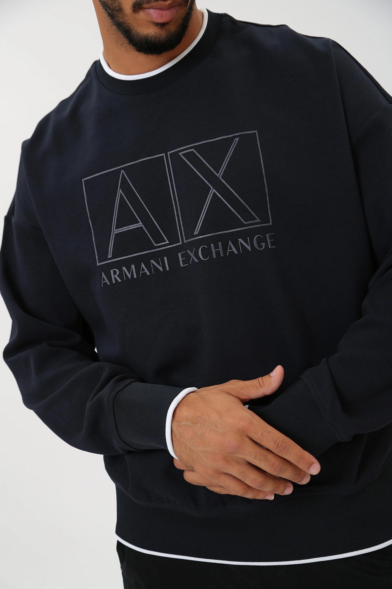 6RZMHJ_ZJDJZ Свитшот  Armani Exchange Синий