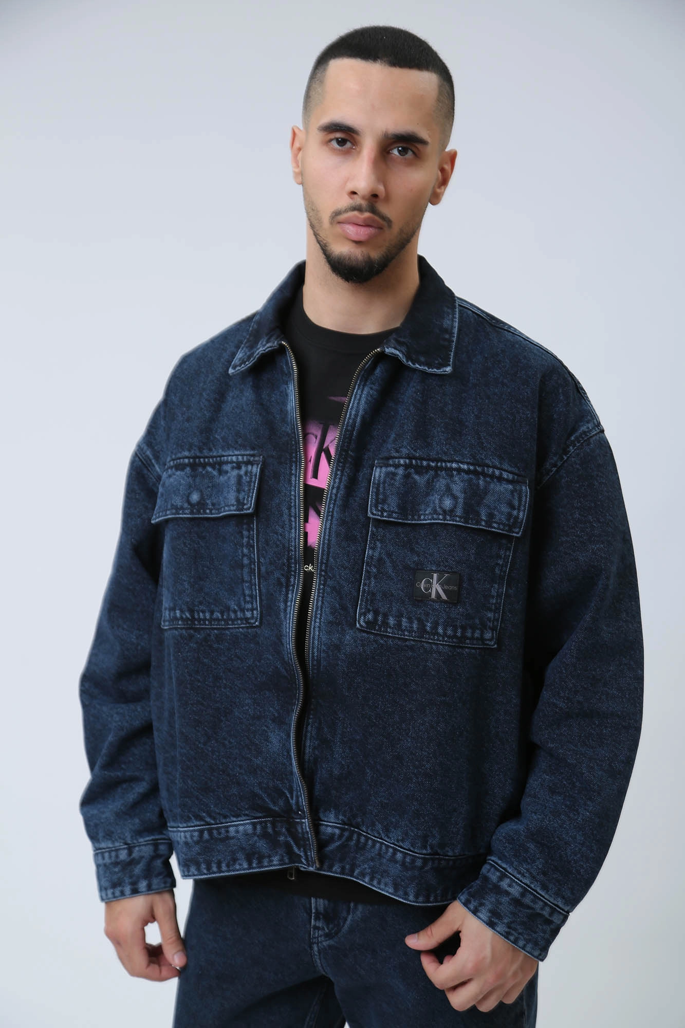 J30J324575 Куртка джинсовая Calvin Klein Jeans Синий