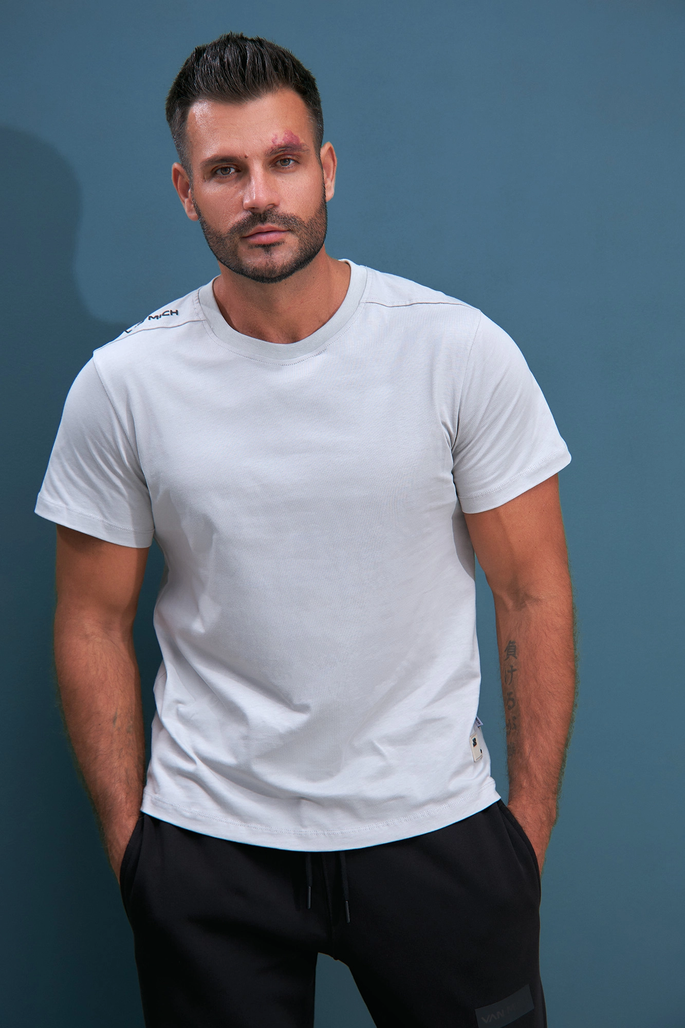 VM-232-22-019 Футболка Van Mich Серый