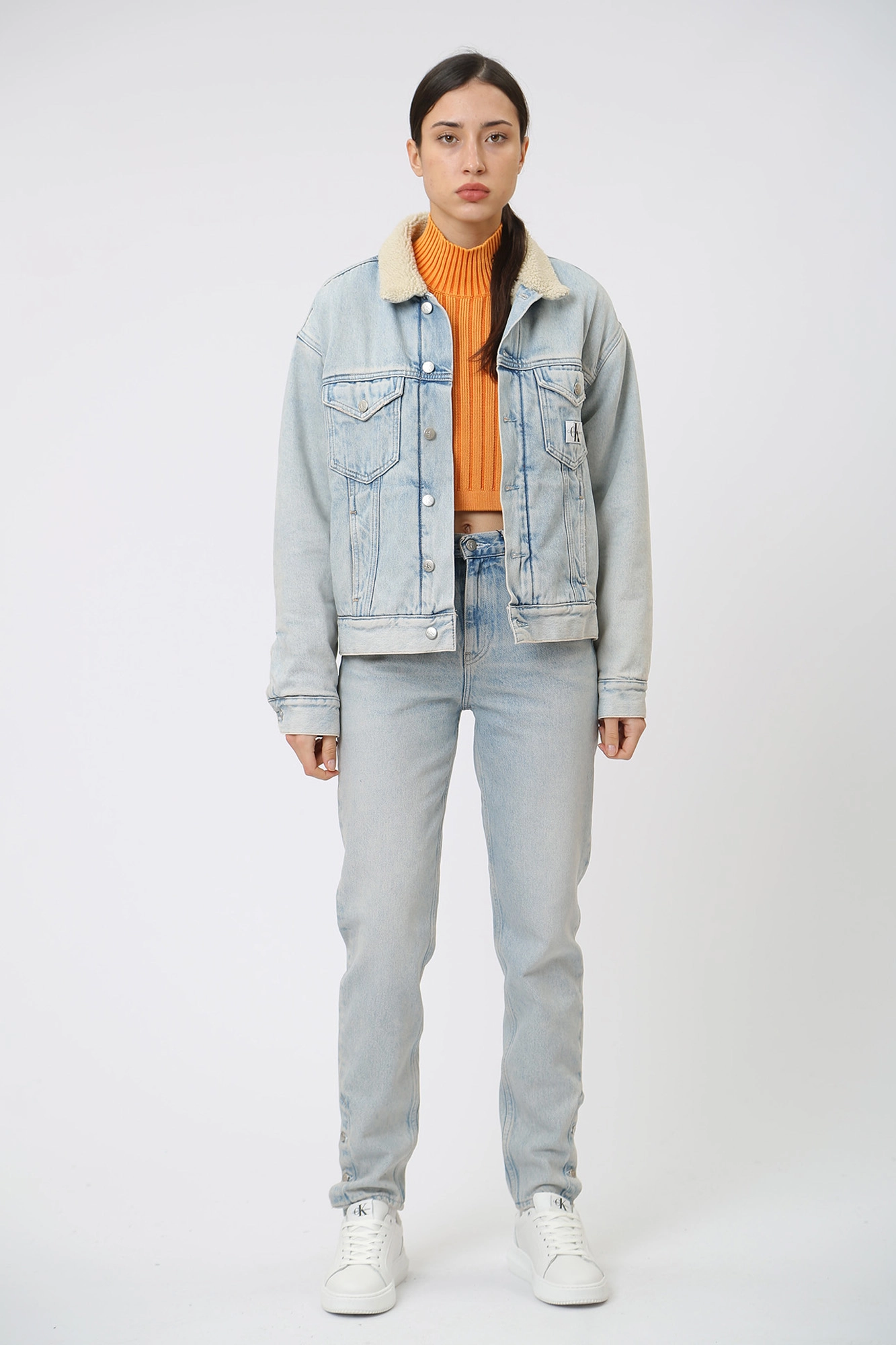 J20J221847 куртка джинсовая calvin klein jeans 