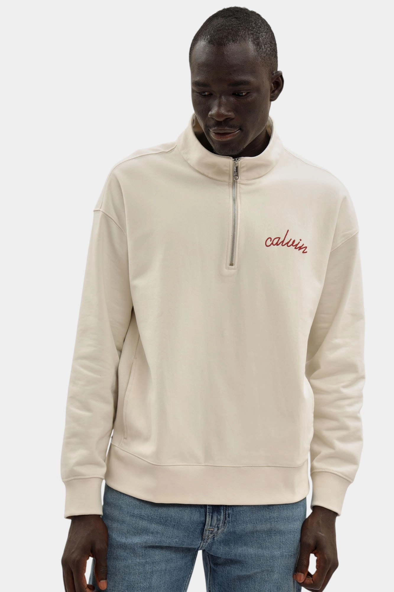 LV04RC227G Свитшот Calvin Klein Jeans Бежевый