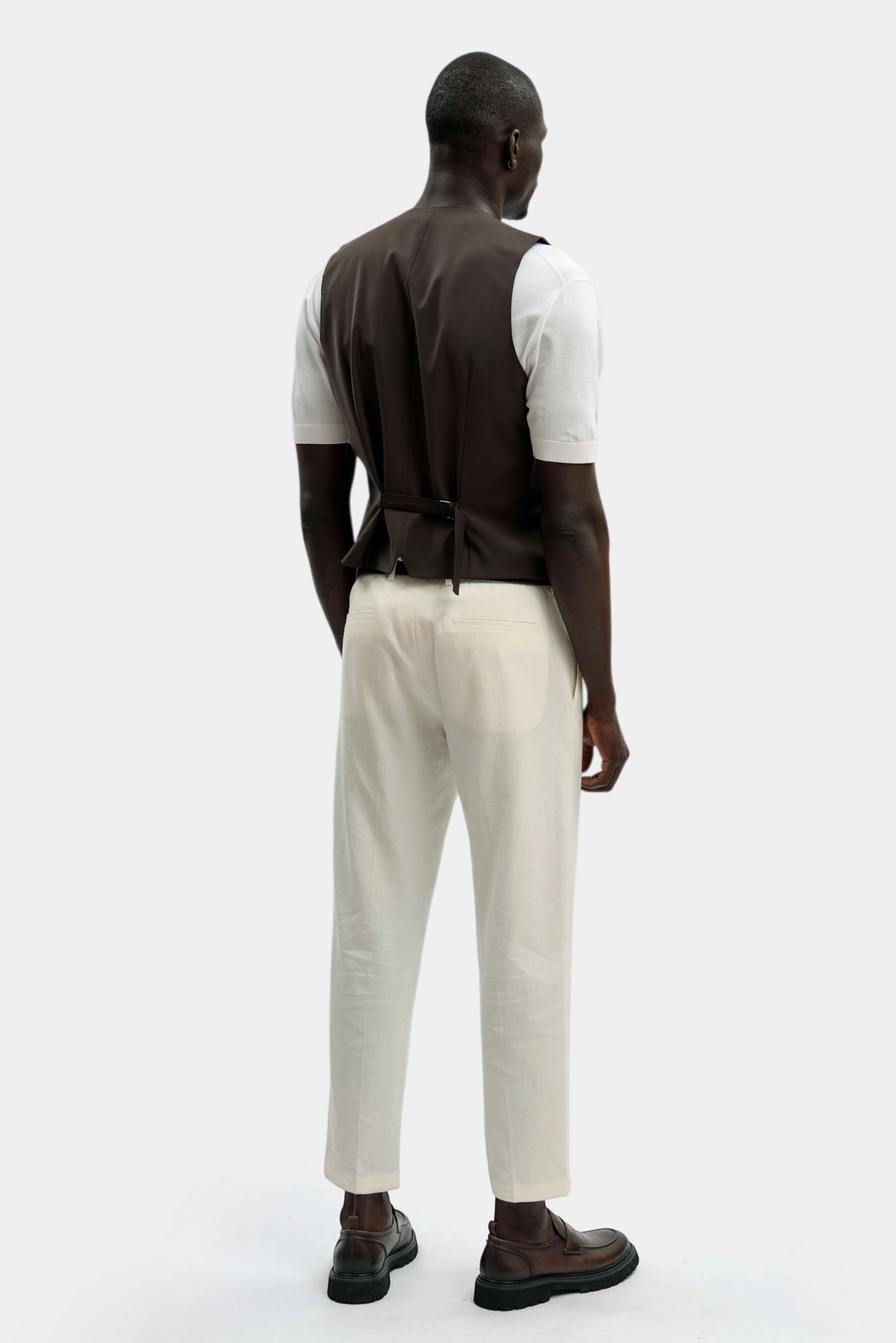 561035_355010 Жилет классический Karl Lagerfeld Коричневый