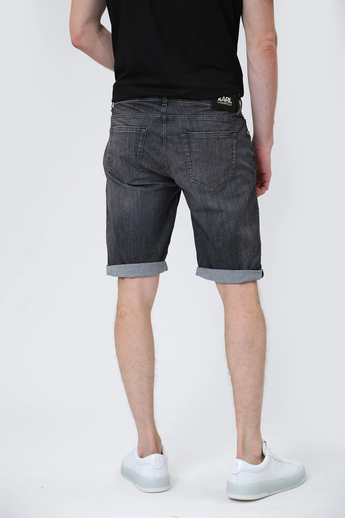 532833_265820 Шорты джинсовые Karl Lagerfeld Черный