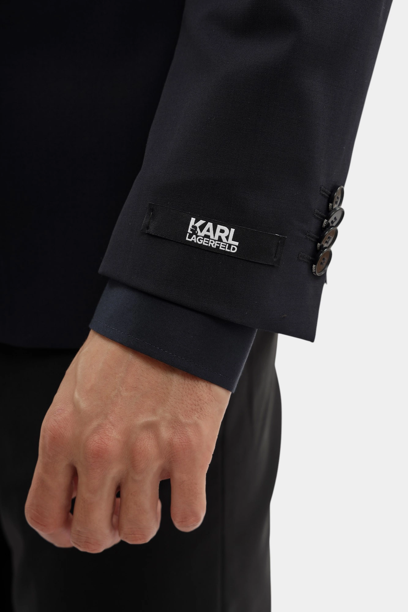 500099_155200 Пиджак классический Karl Lagerfeld Синий