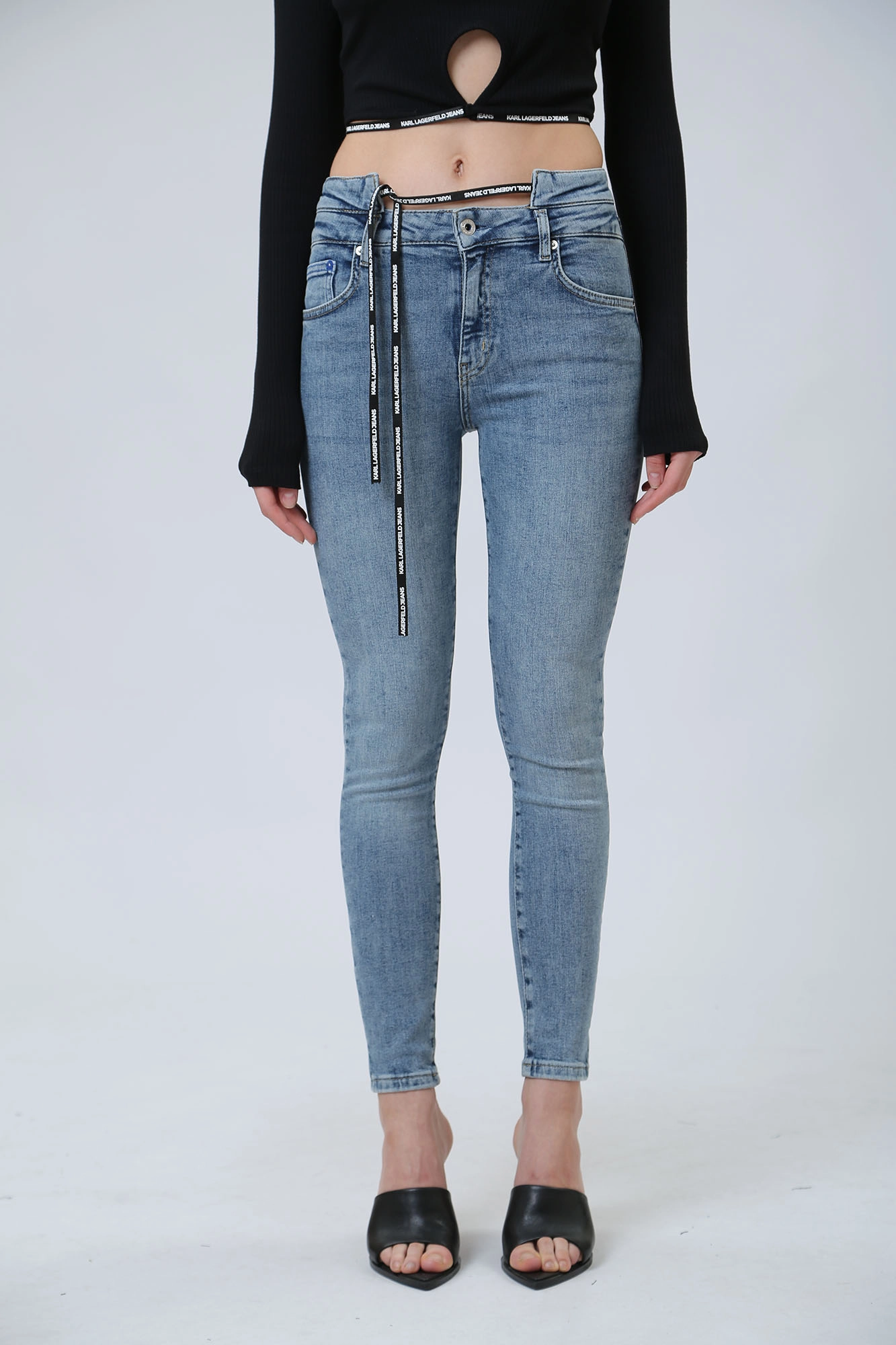 HIGH RISE SUPER SKINNY ANCLE Karl Lagerfeld Jeans