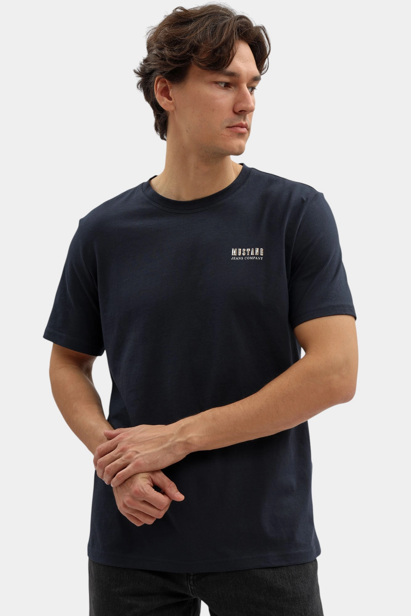 1016863 Футболка Mustang Синий