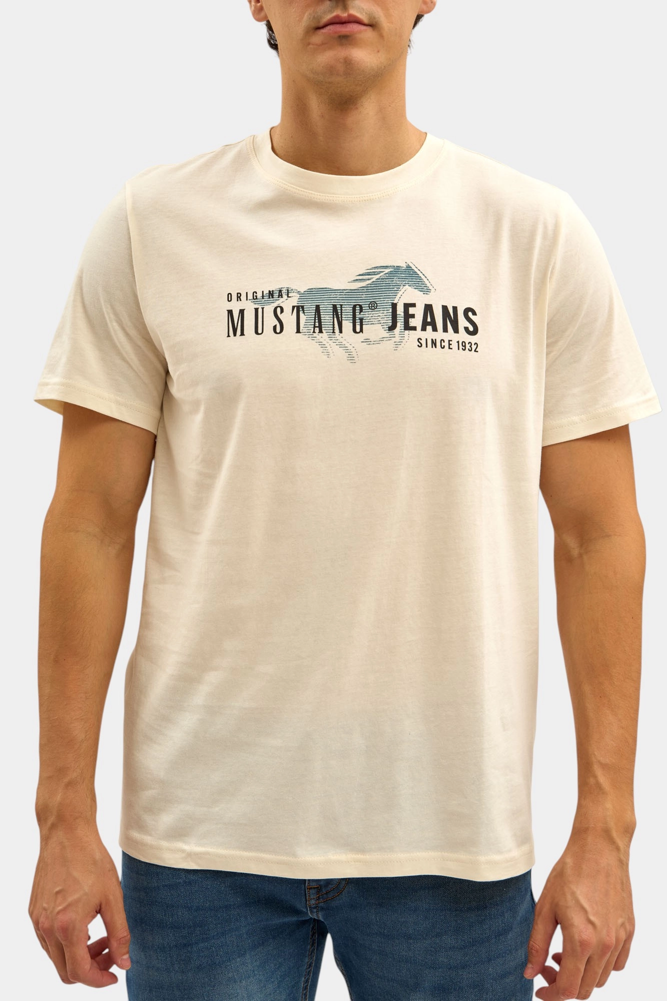 1016854 Футболка Mustang Белый