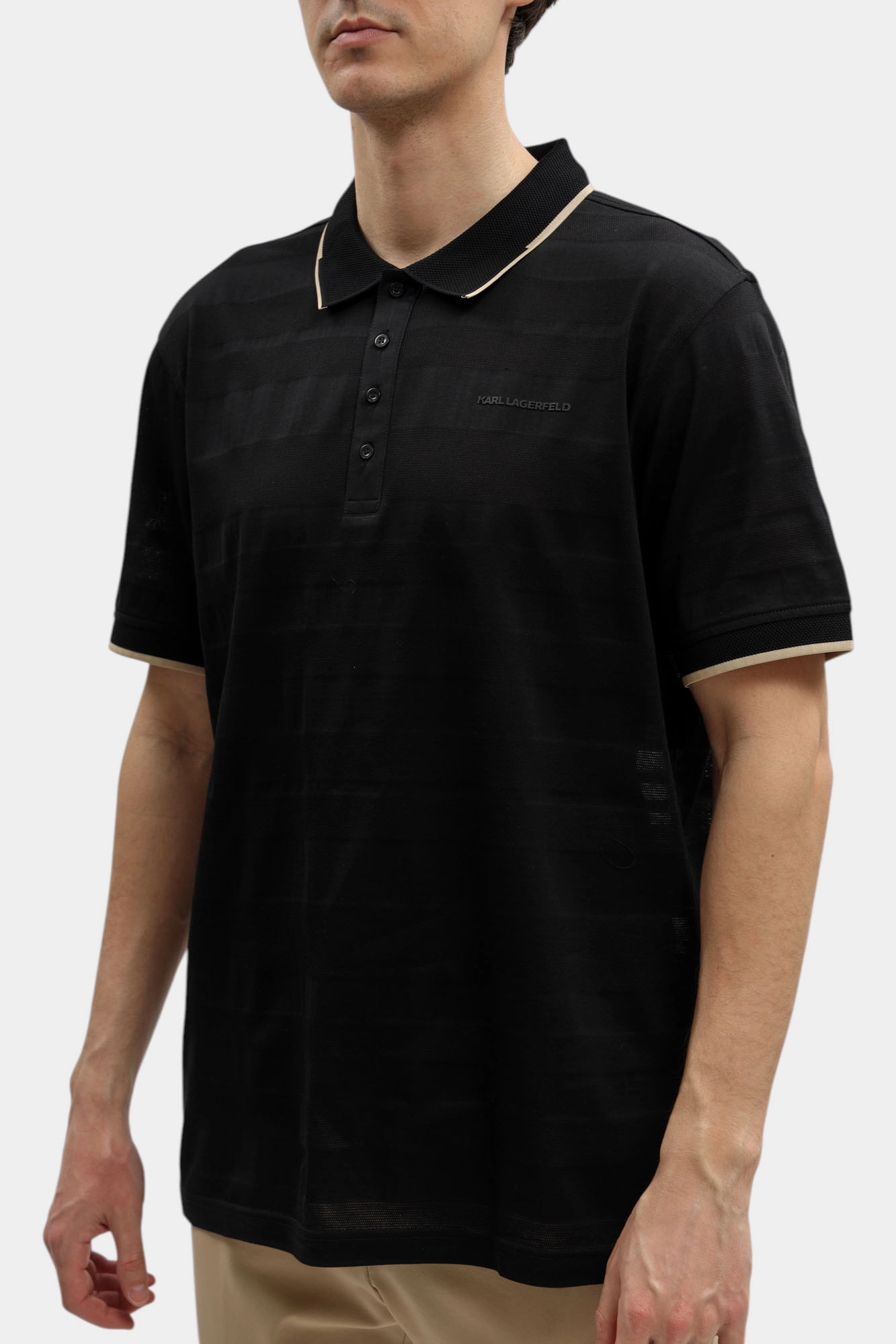 562201_745006 Поло Karl Lagerfeld Черный