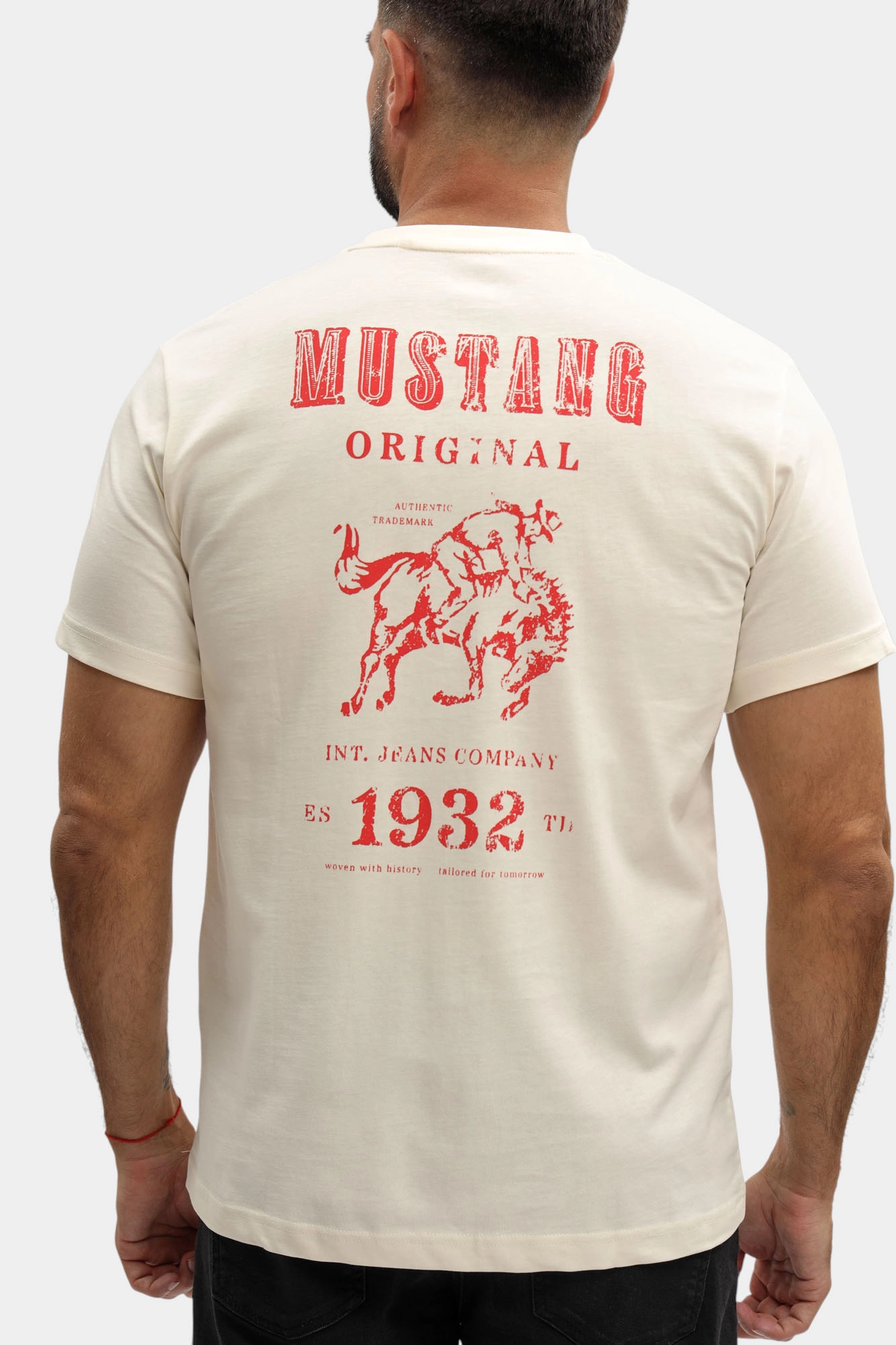 1017131 Футболка Mustang Белый