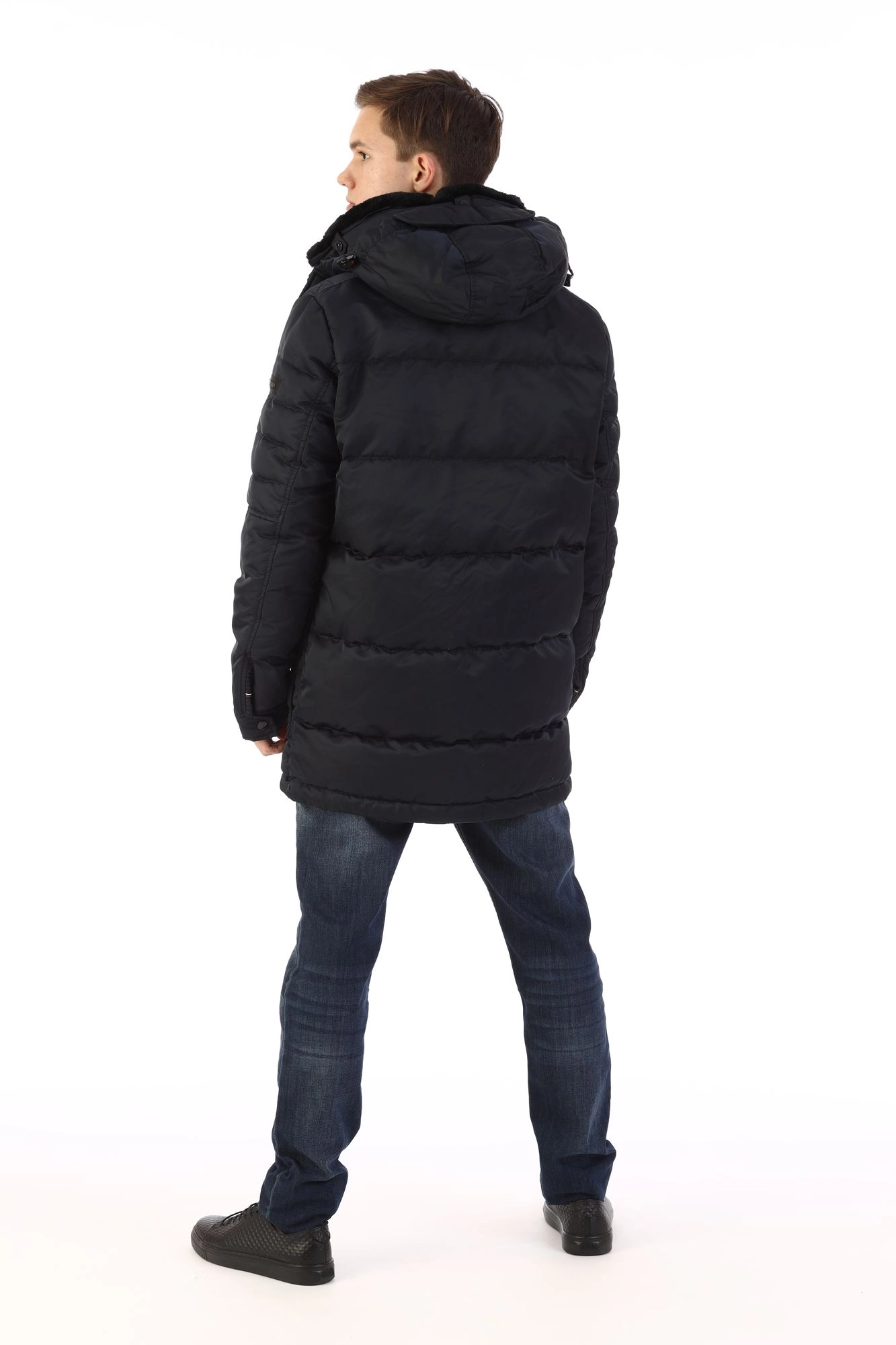 30017262_10001043 Куртка пуховая Strellson Синий