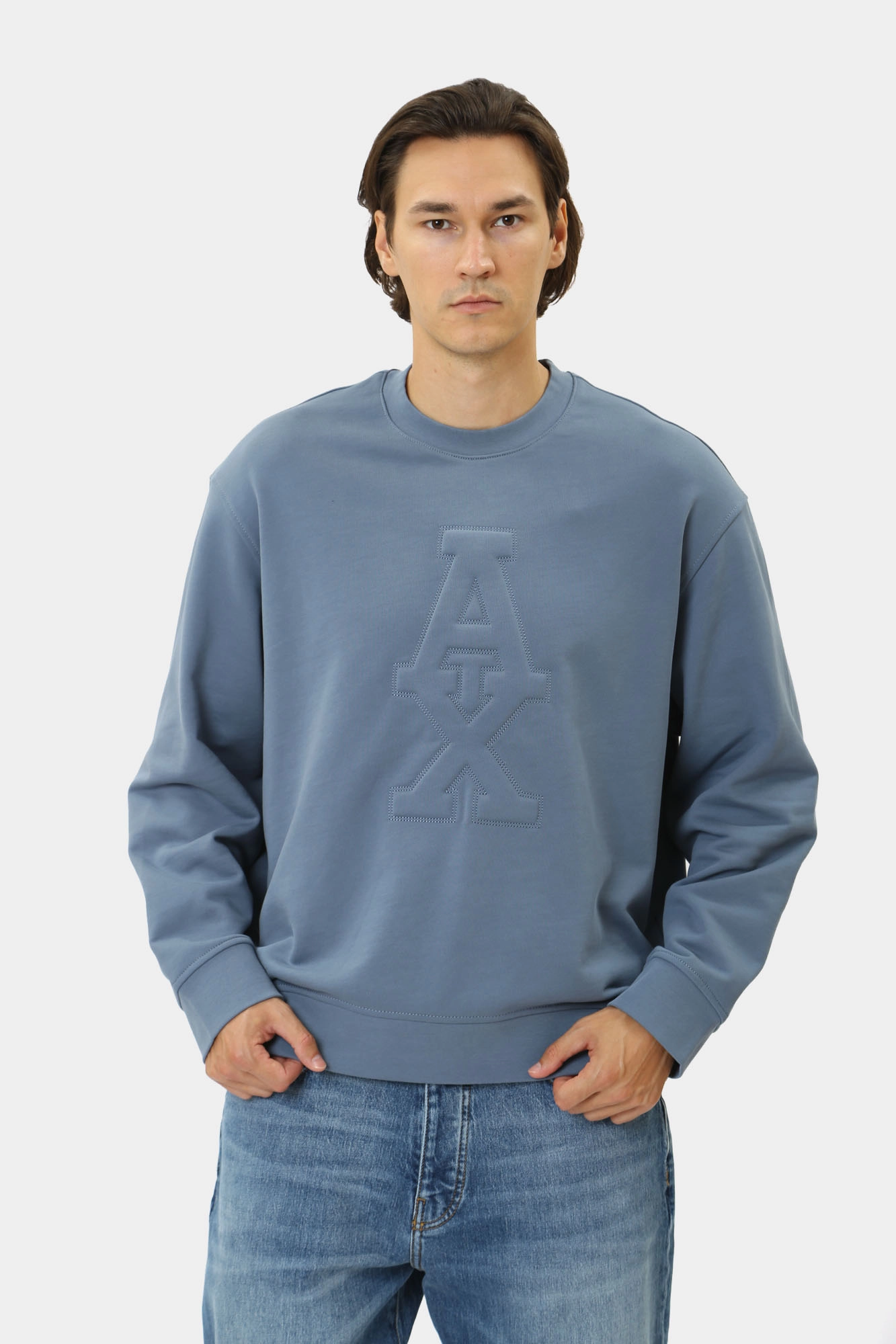 6DZMLF_ZJ4XZ_15DU Свитшот Armani Exchange Голубой